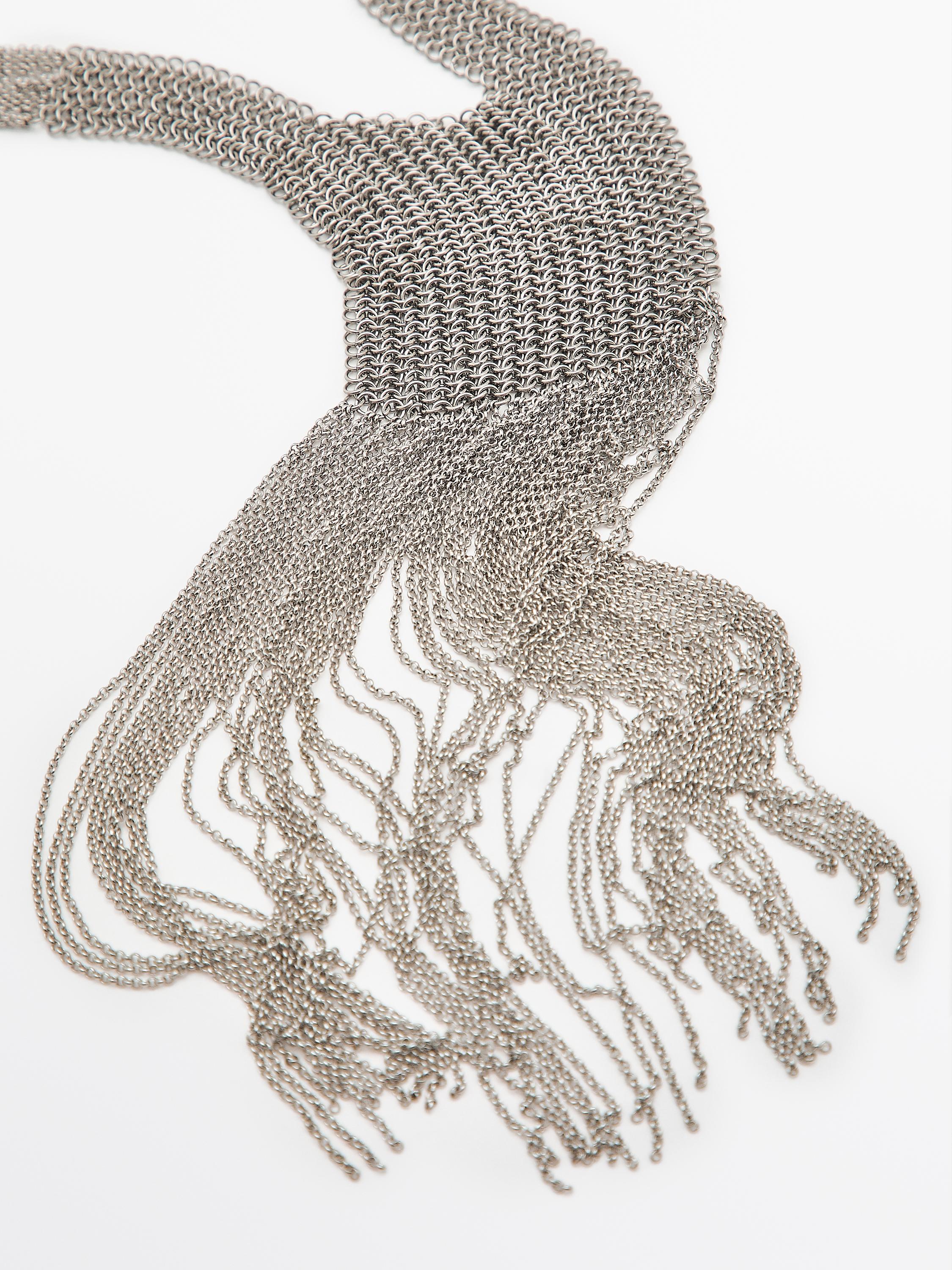 Mesh rechthoekige ketting - Limited Edition