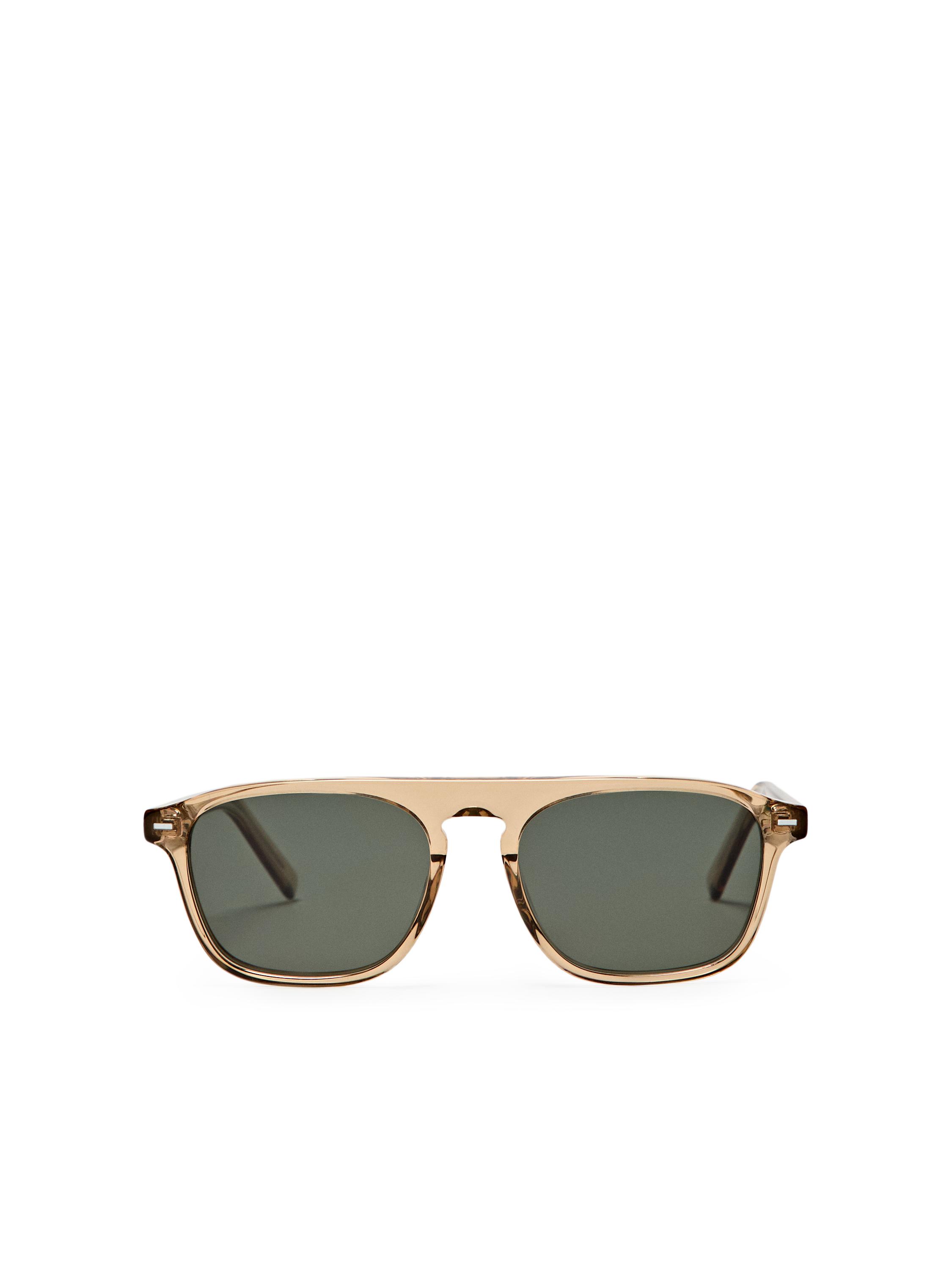 D-frame sunglasses — Mustard