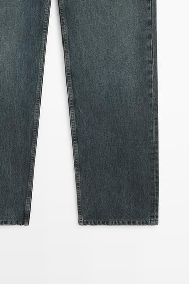 Low-rise straight-leg jeans — Dark blue 7