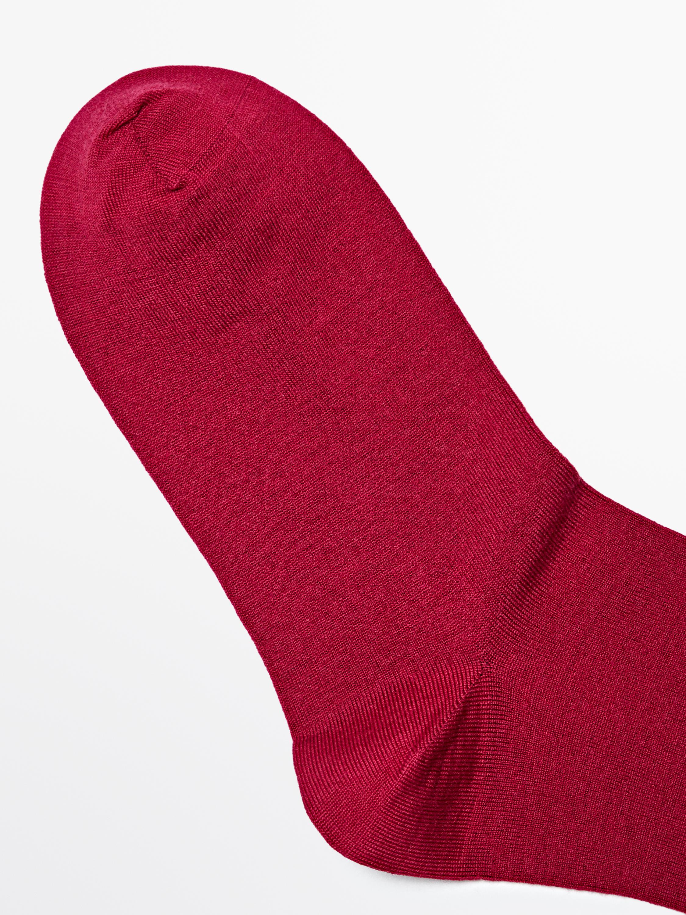 Wool blend socks
