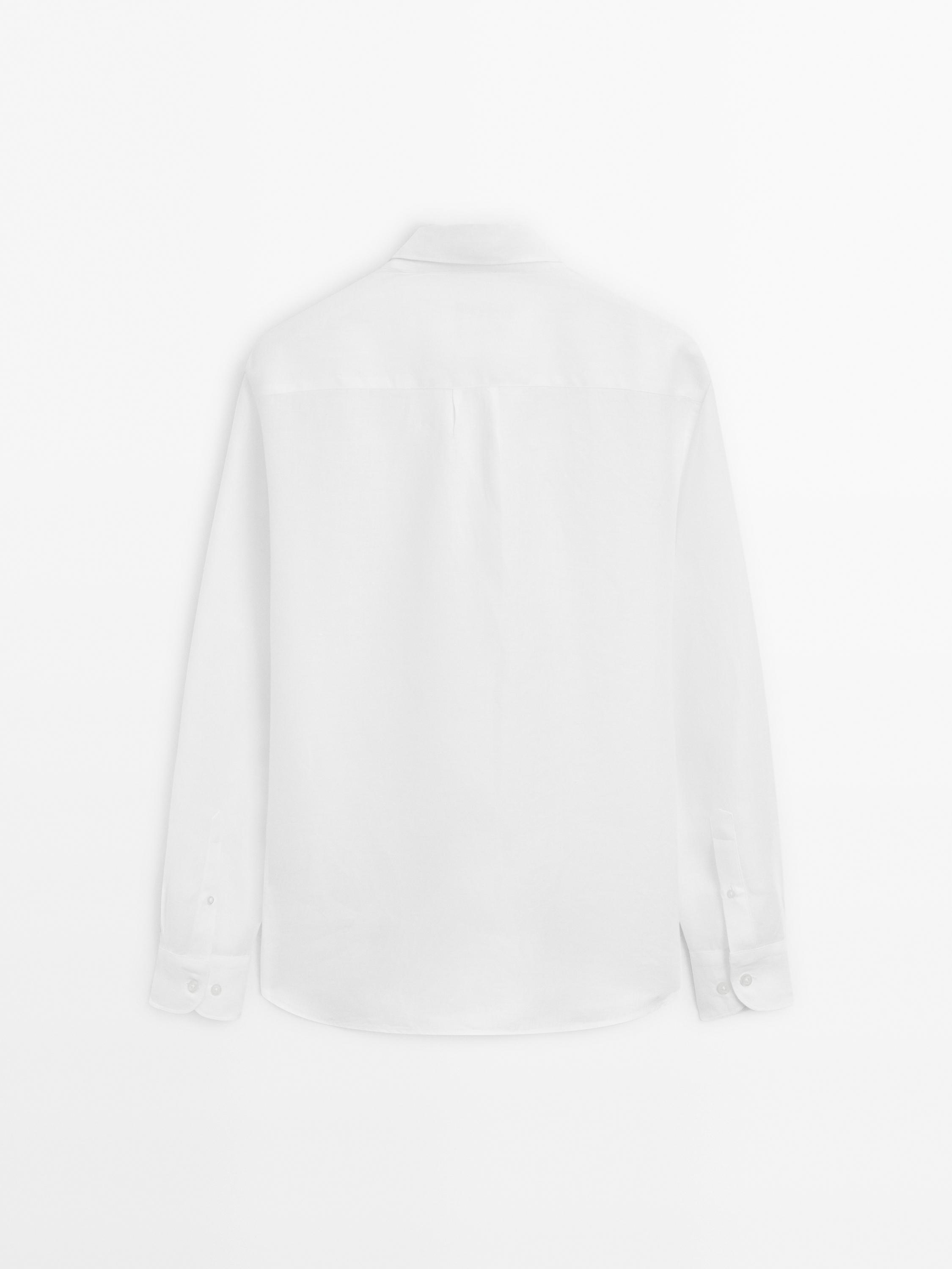 100% linen regular fit shirt