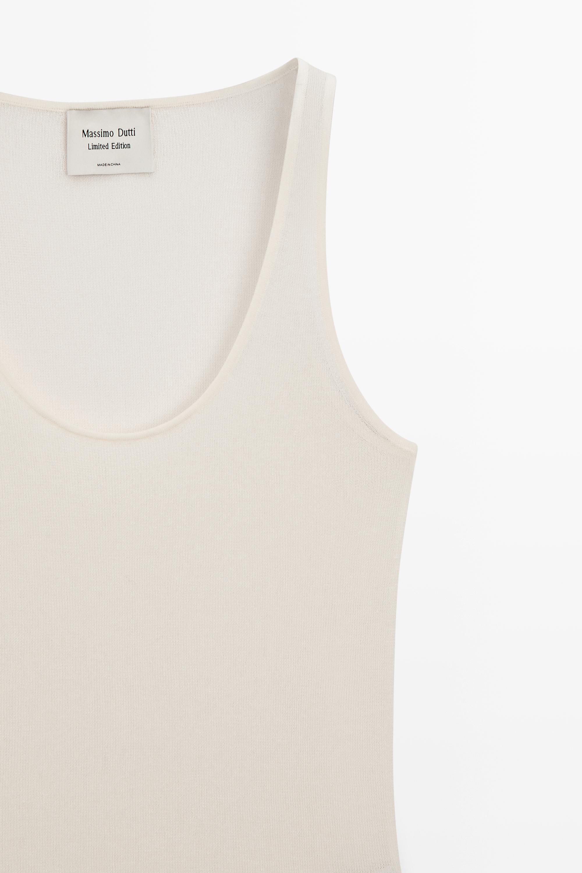 Top tirantes semitransparente con seda - LIMITED EDITION