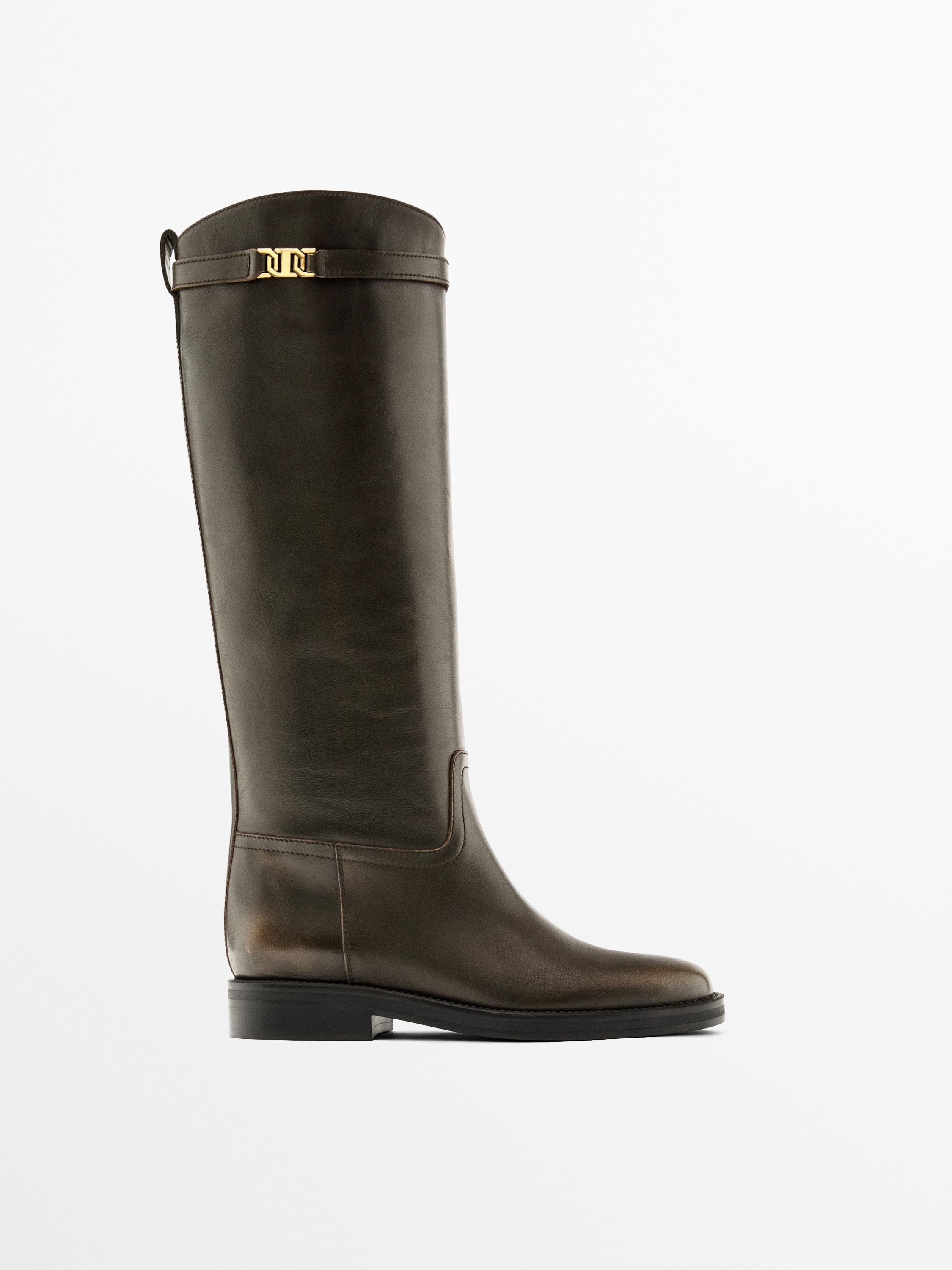 Bottes équestre en cuir