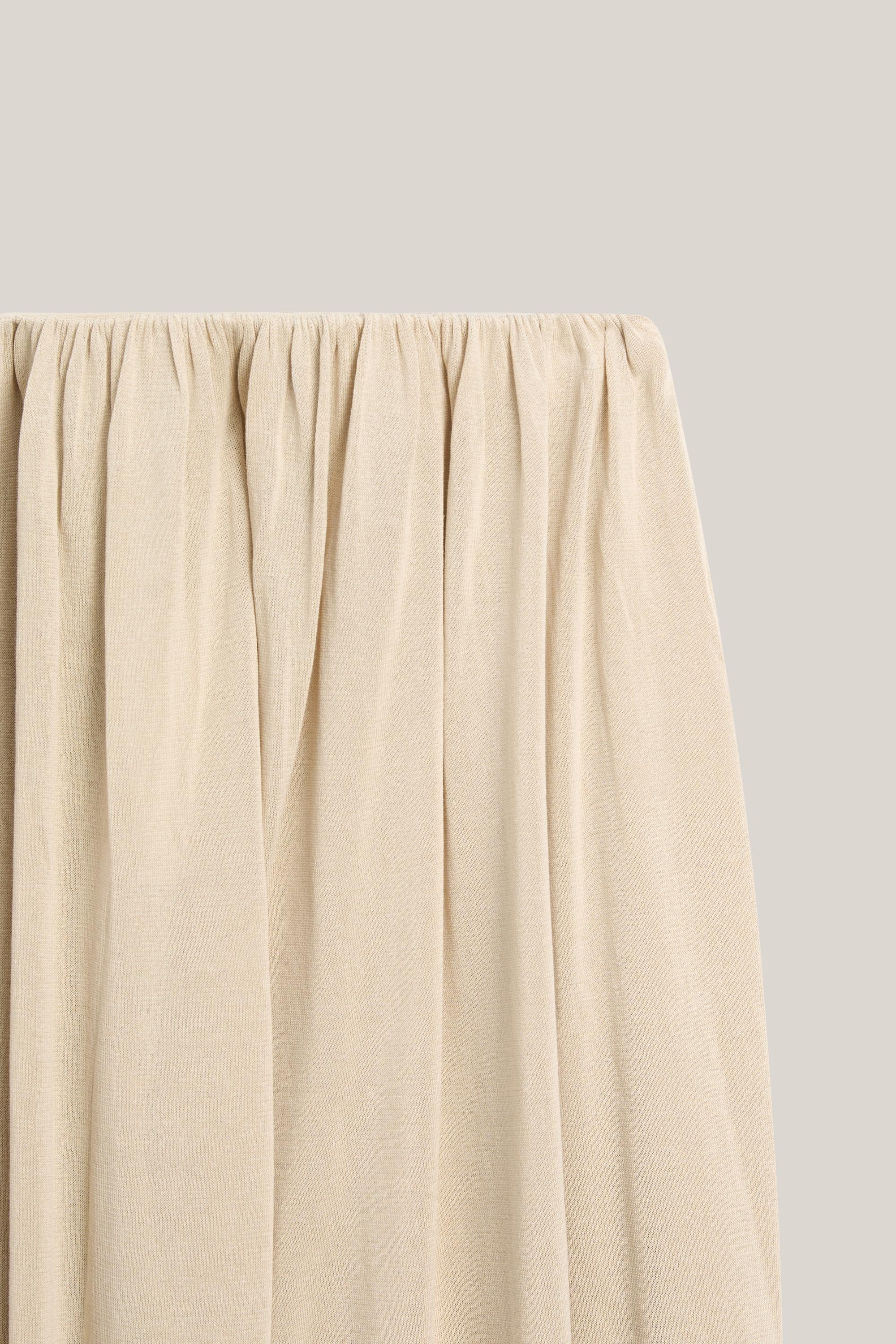 Silk blend total look sarouel trousers - LIMITED EDITION — SAND