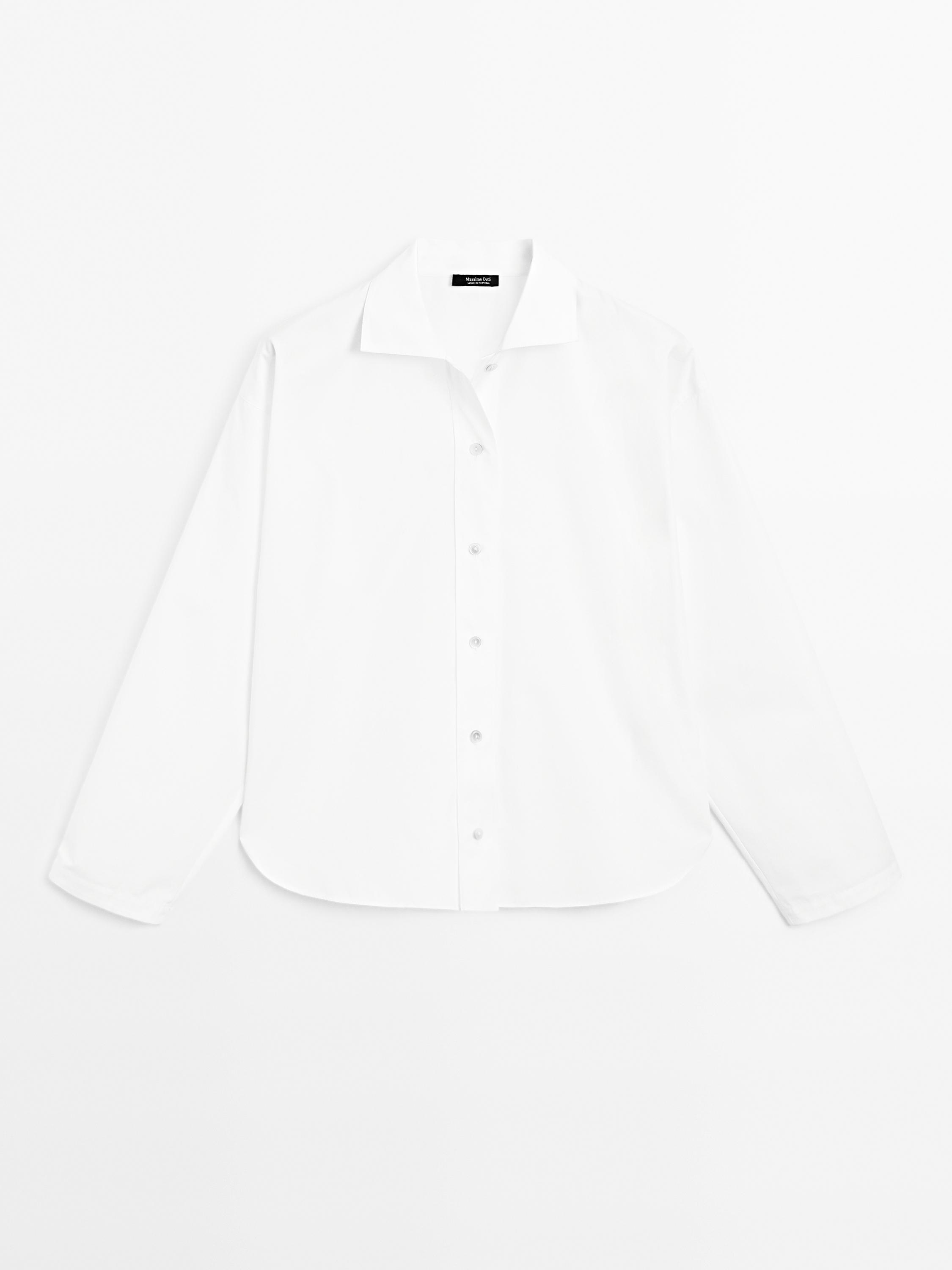 Chemise en popeline 100 % coton