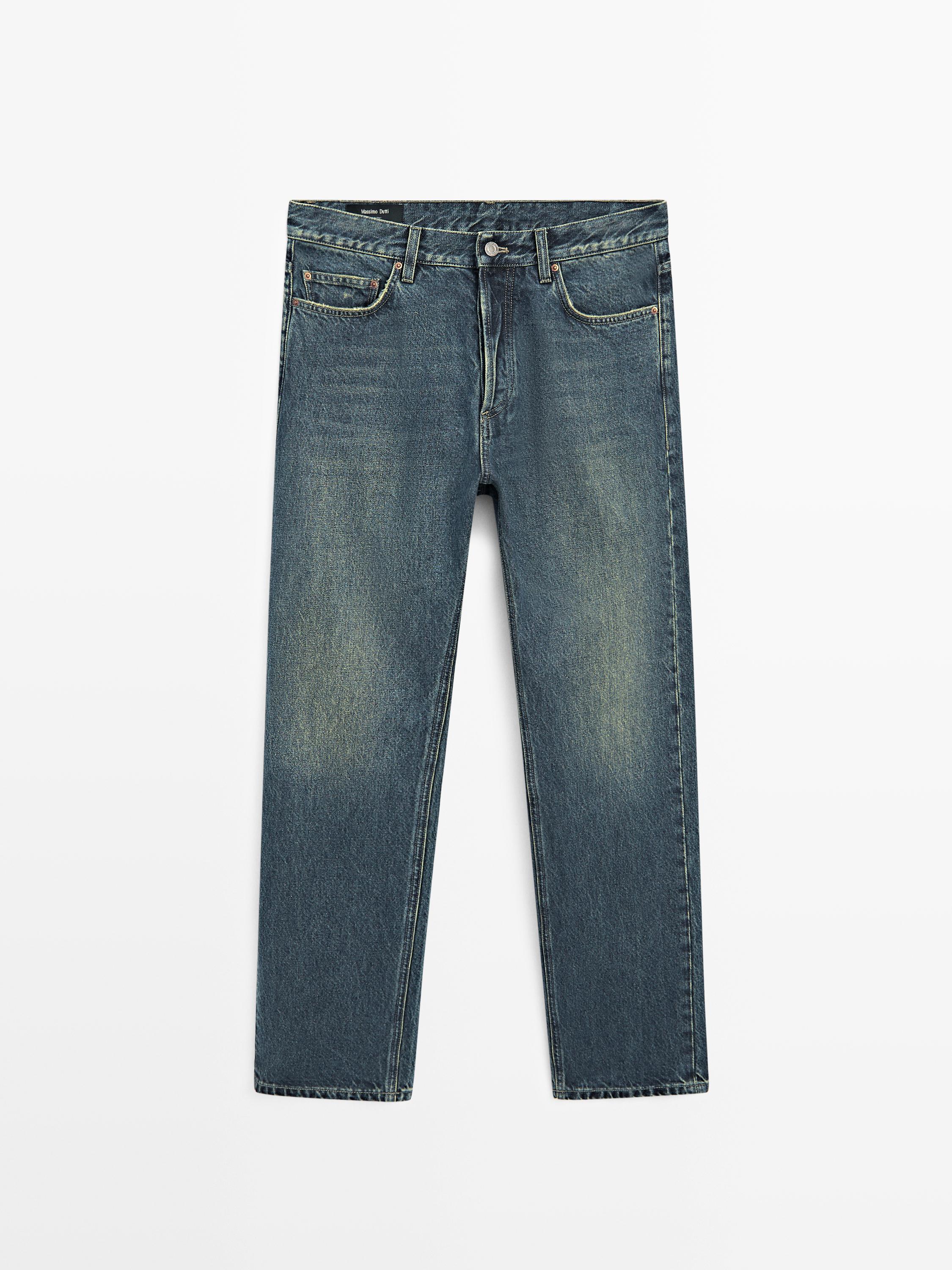 Straight-leg jeans