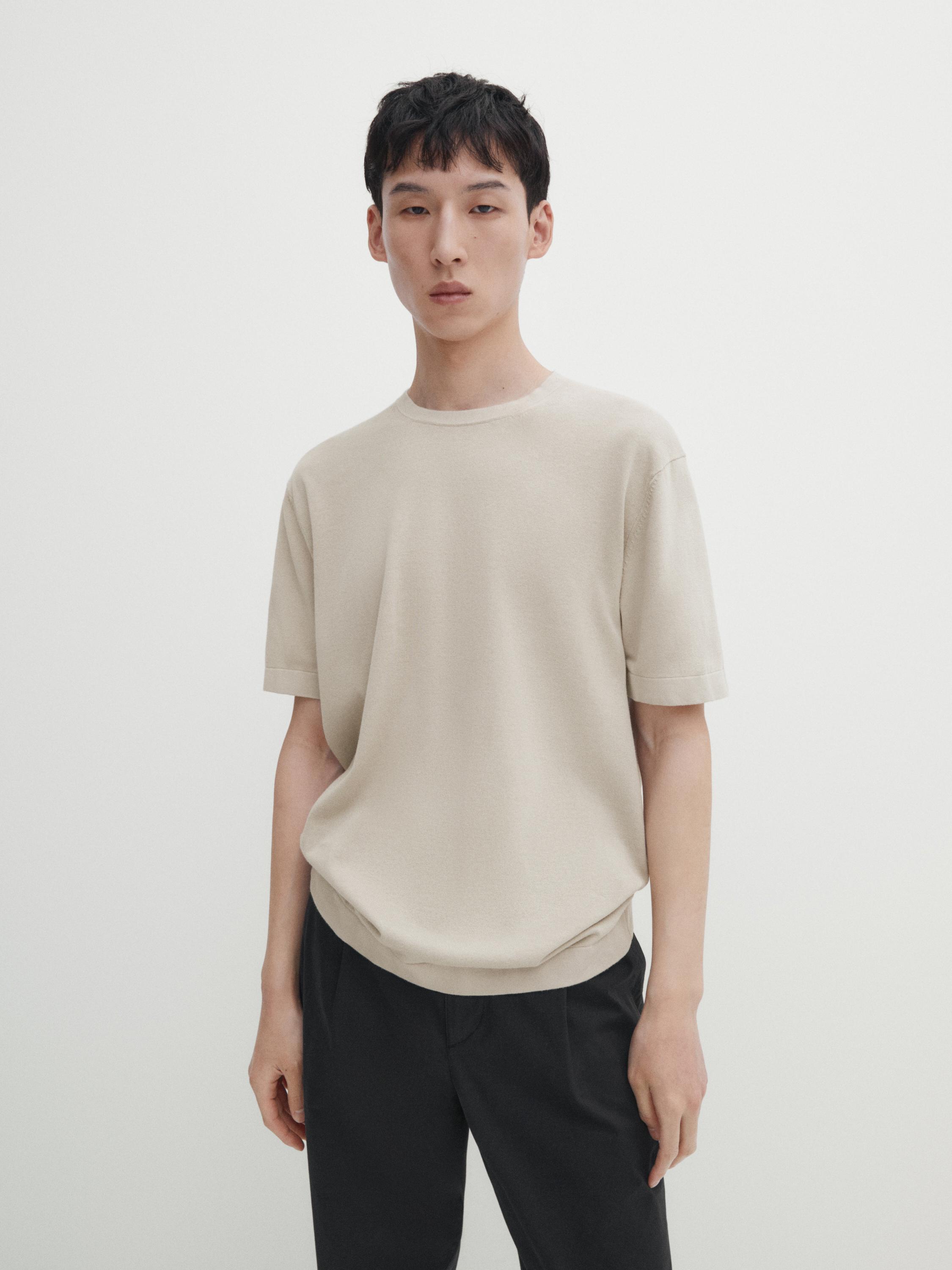 100% cotton short sleeve knit T-shirt