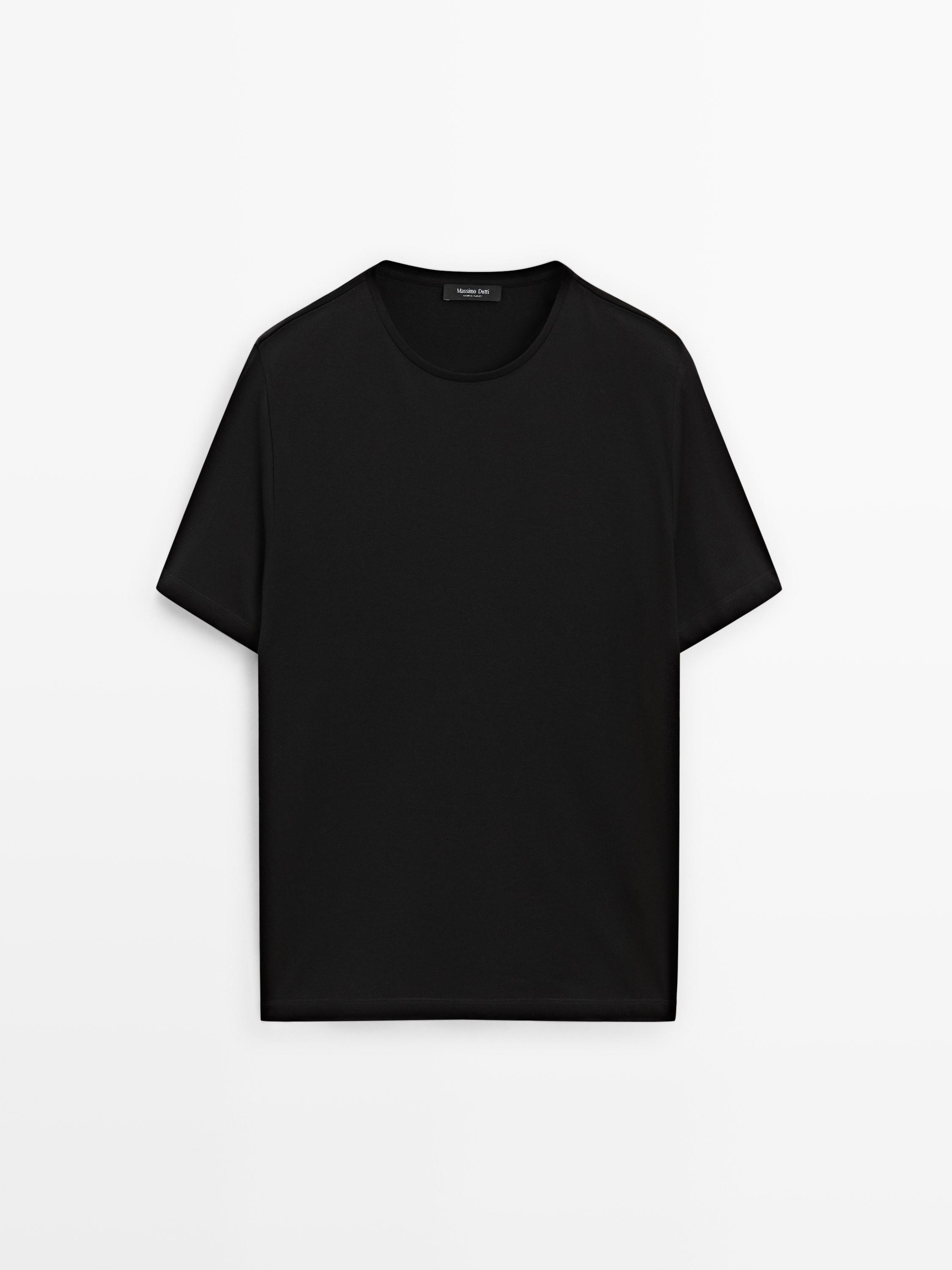 Regular fit T-shirt with crew neck