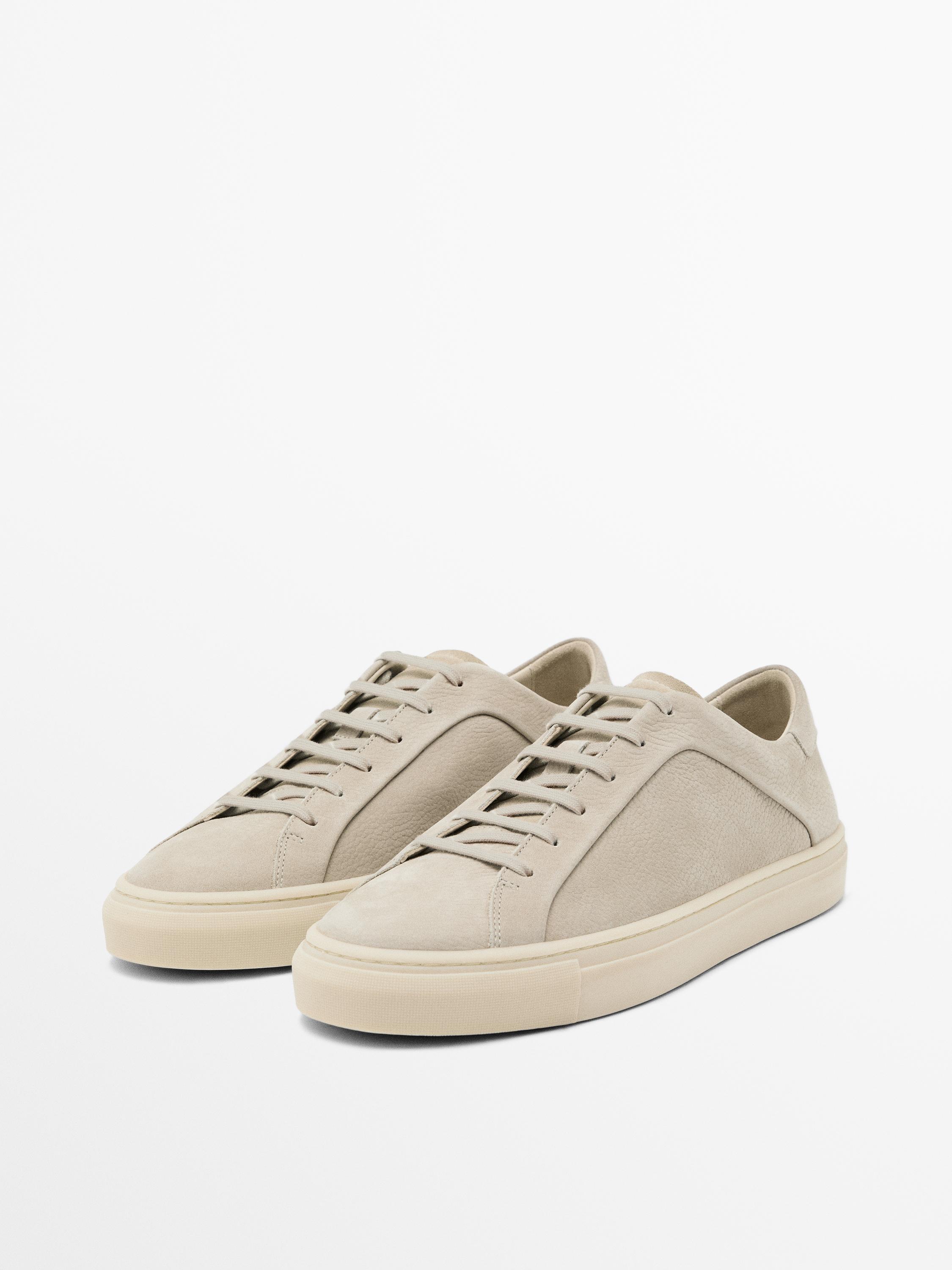 Leather trainers