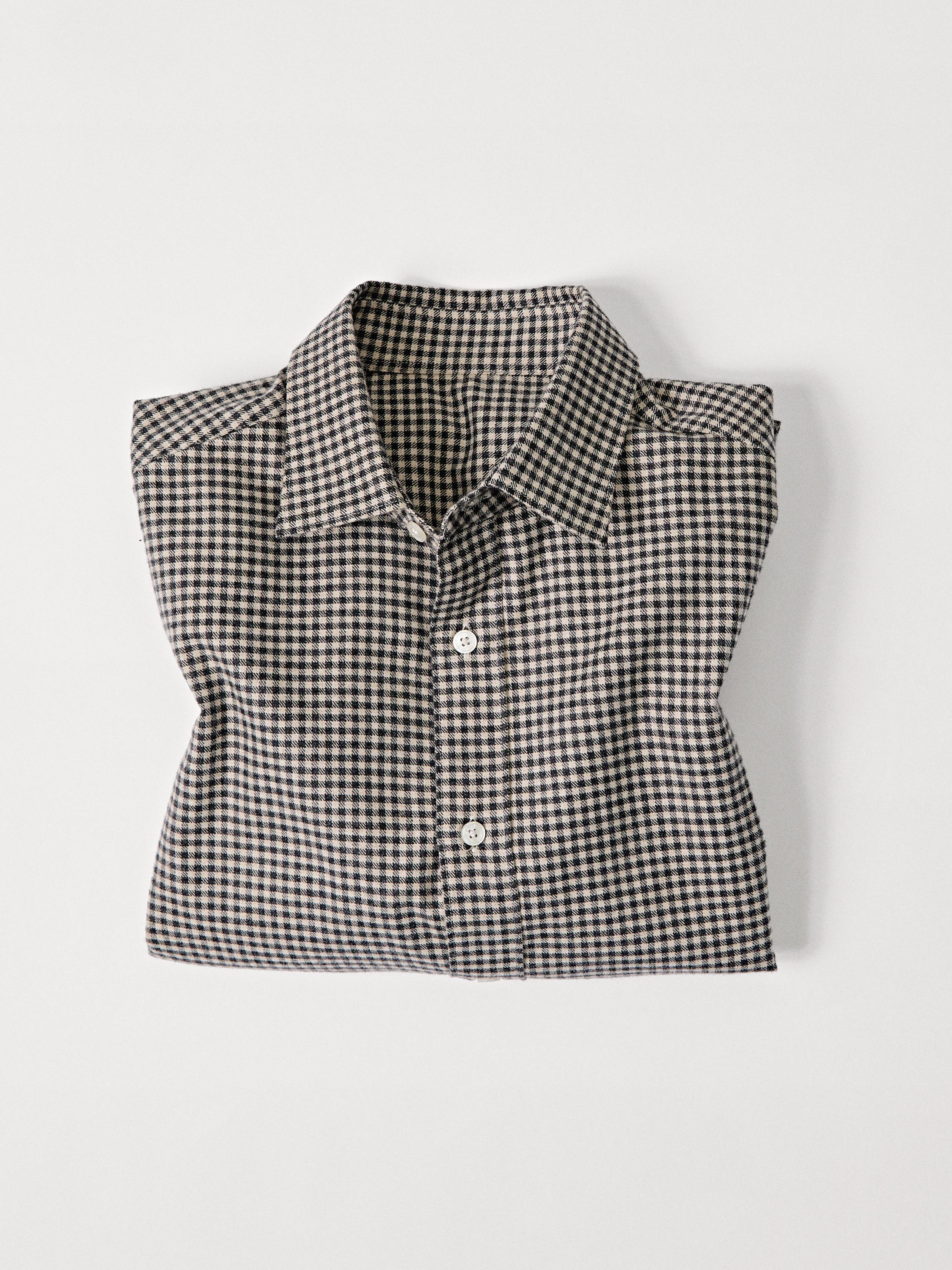 Regular fit twill cotton shirt