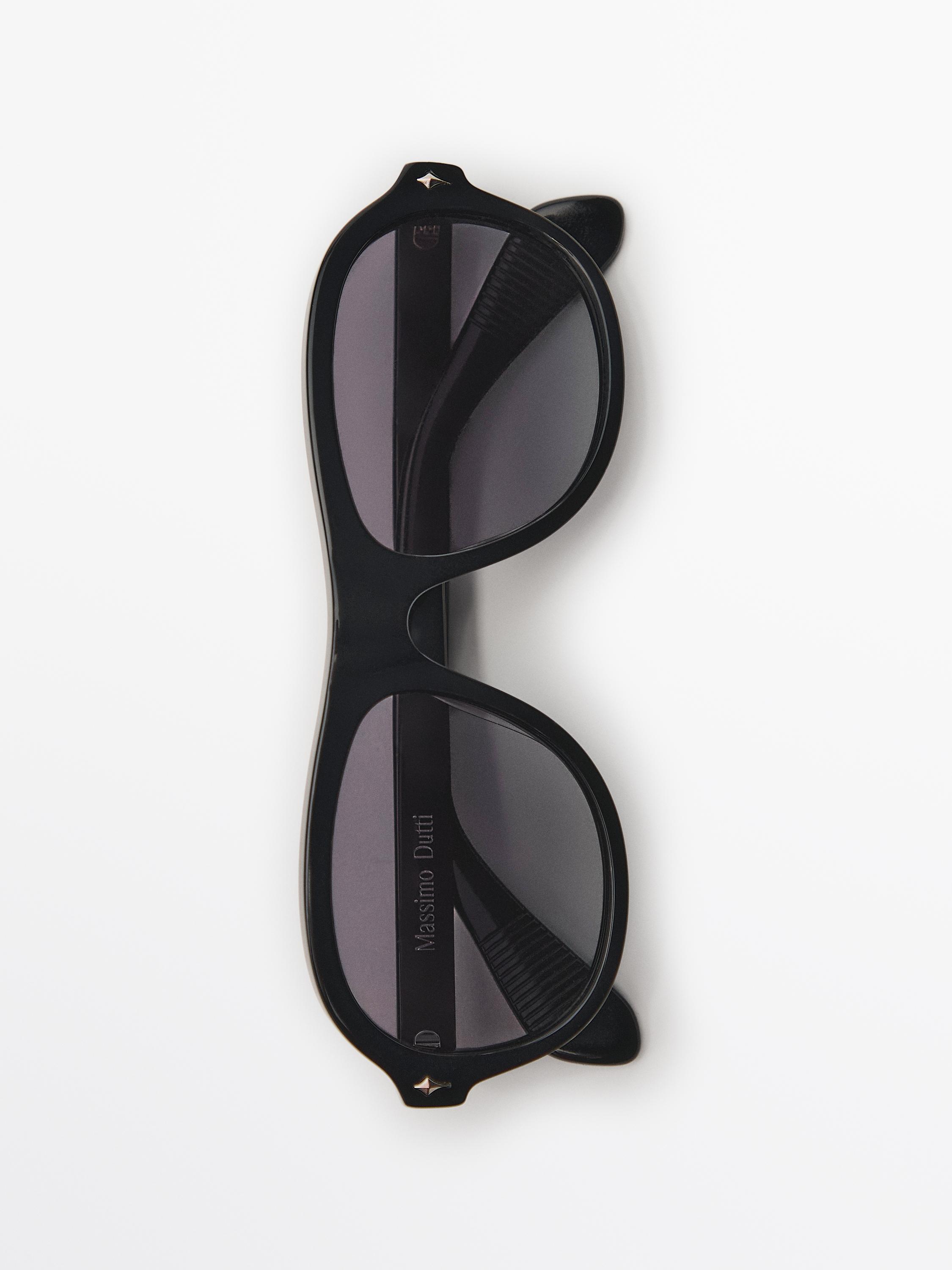 Aviator sunglasses — BLACK