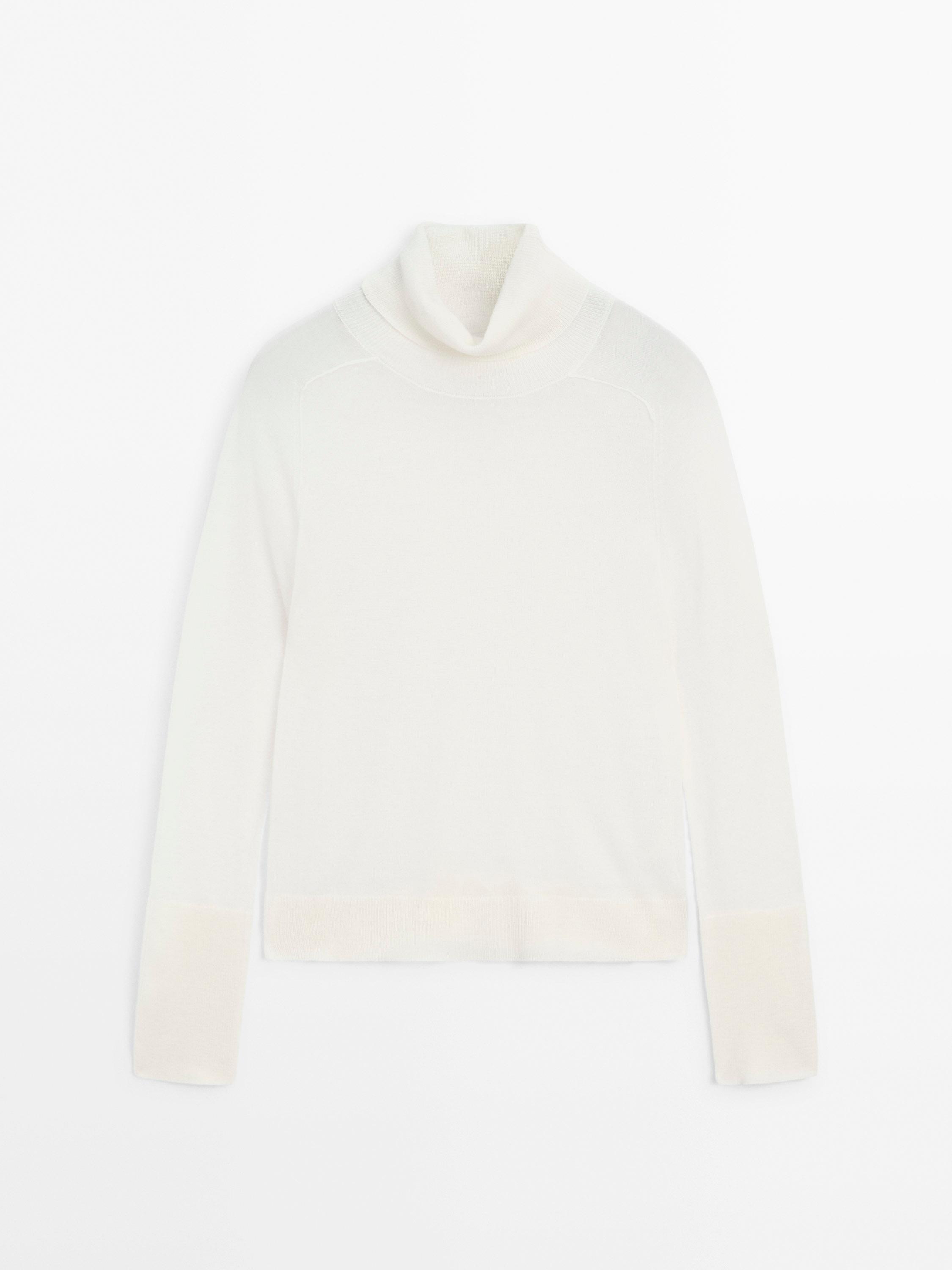 Cropped flowing knit sweater - Studio