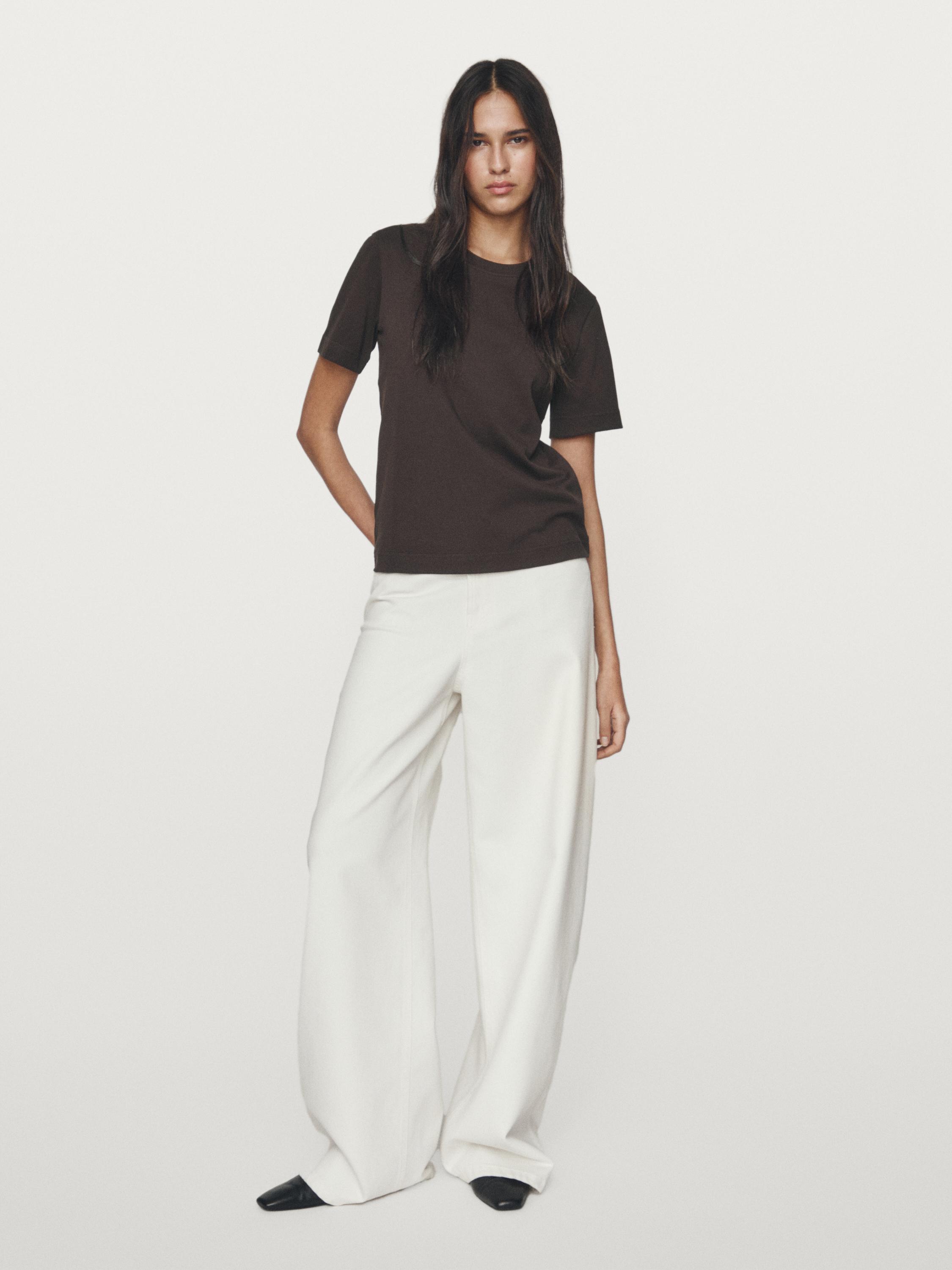 ბამბის მოკლესახელოიანი მაისური