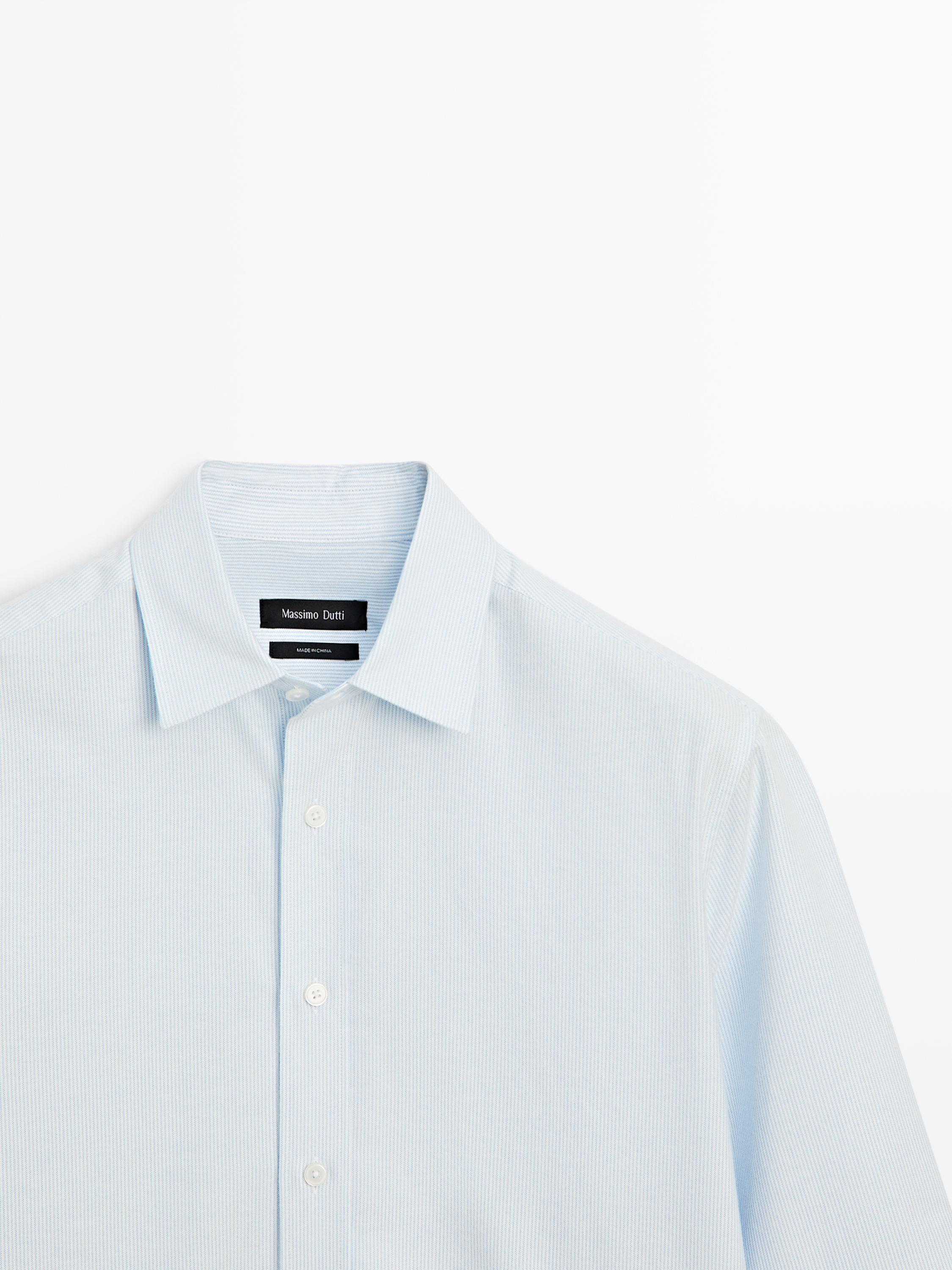 Košulja regular kroja s tankim prugama