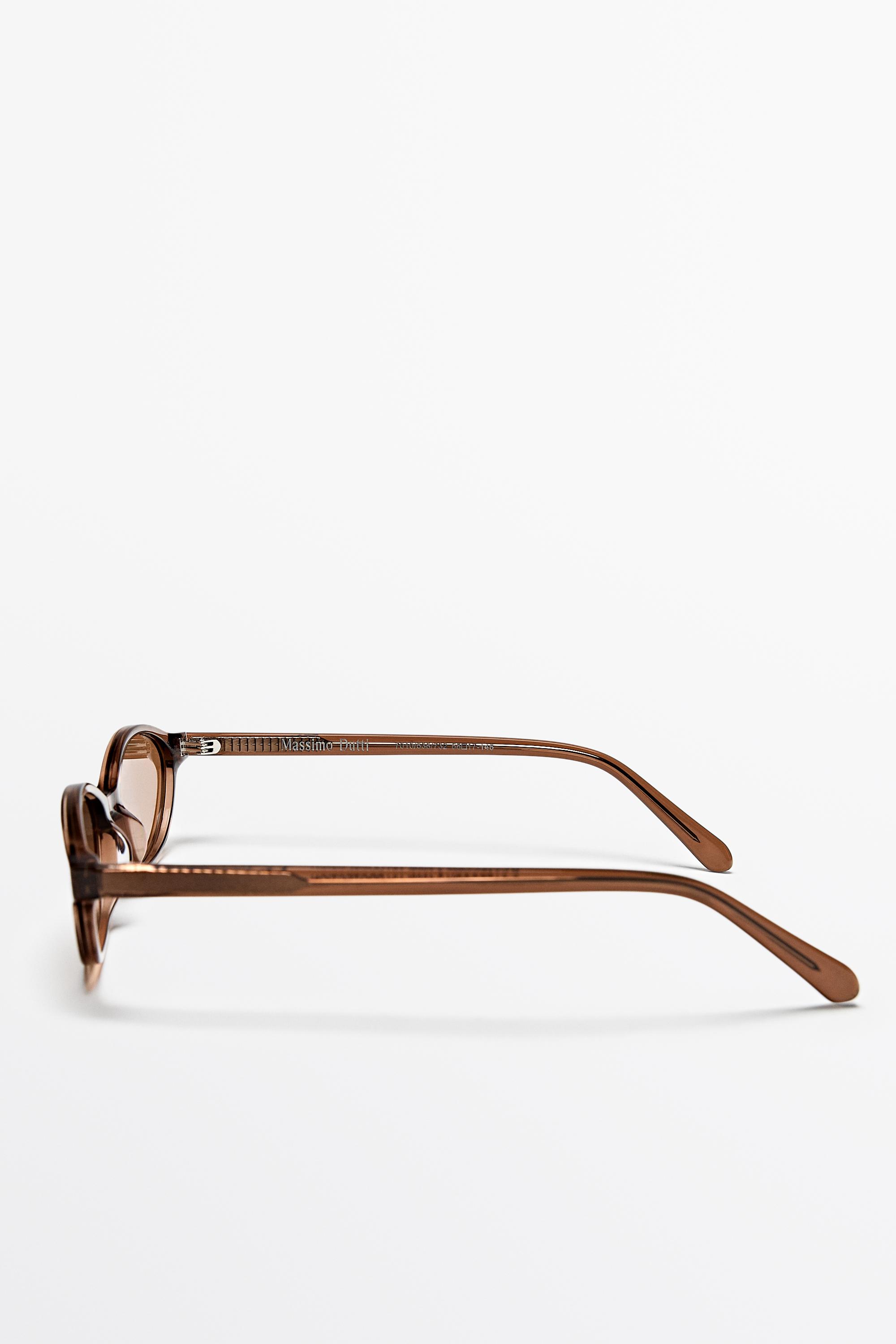 Oval sunglasses — Caramel