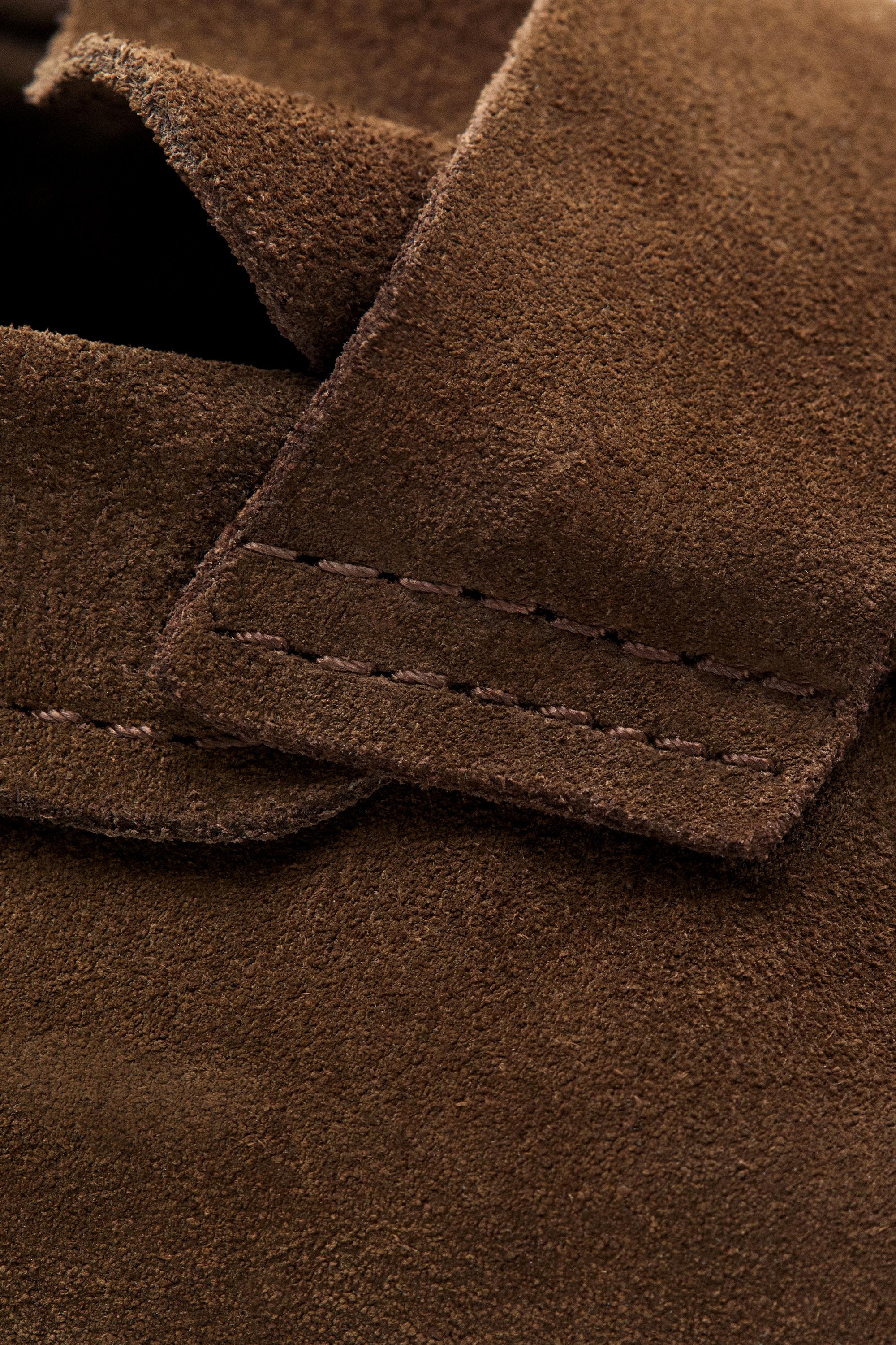 Soft leather ziowa  penny loafers — BROWN
