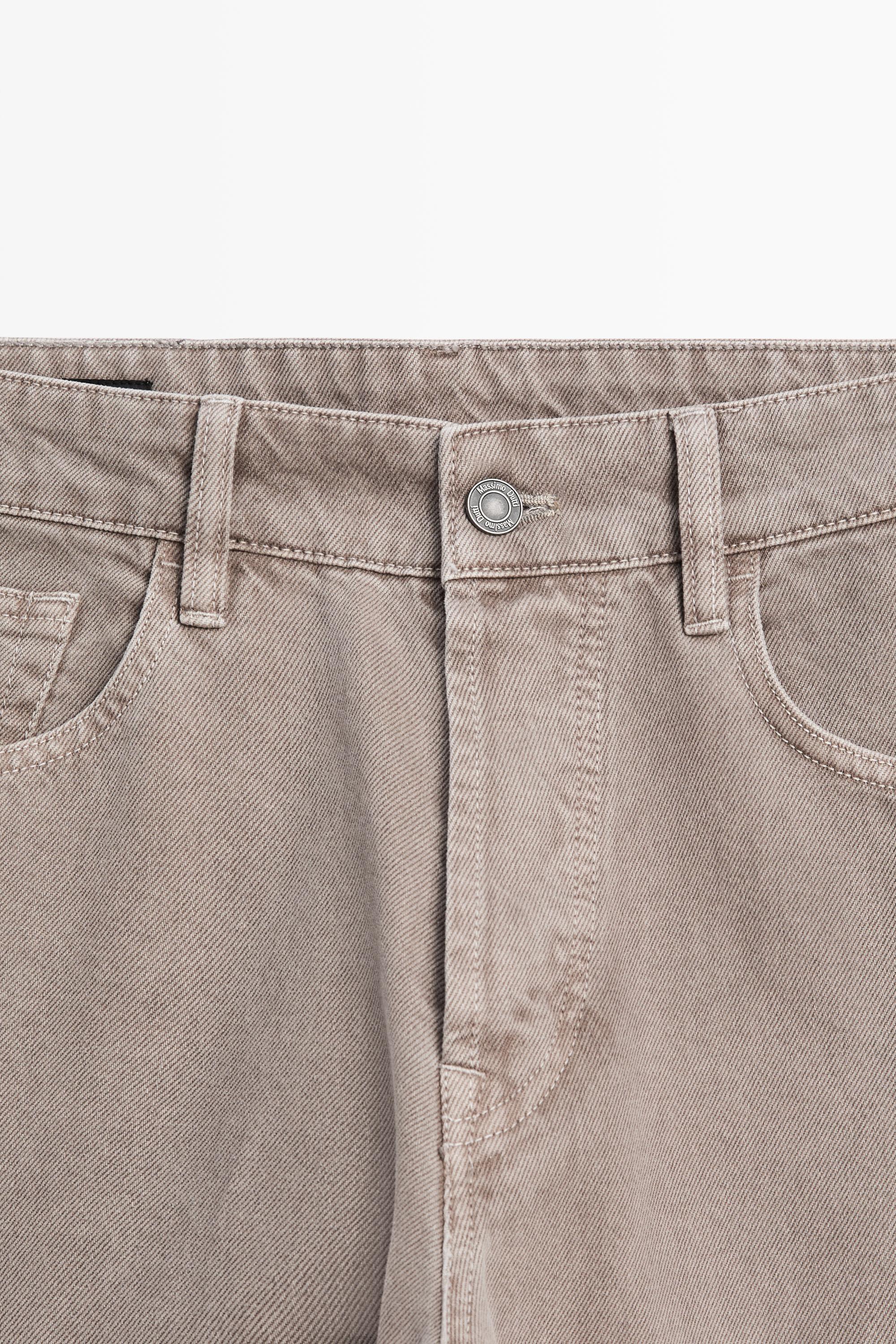 Tapered fit jeans — MINK