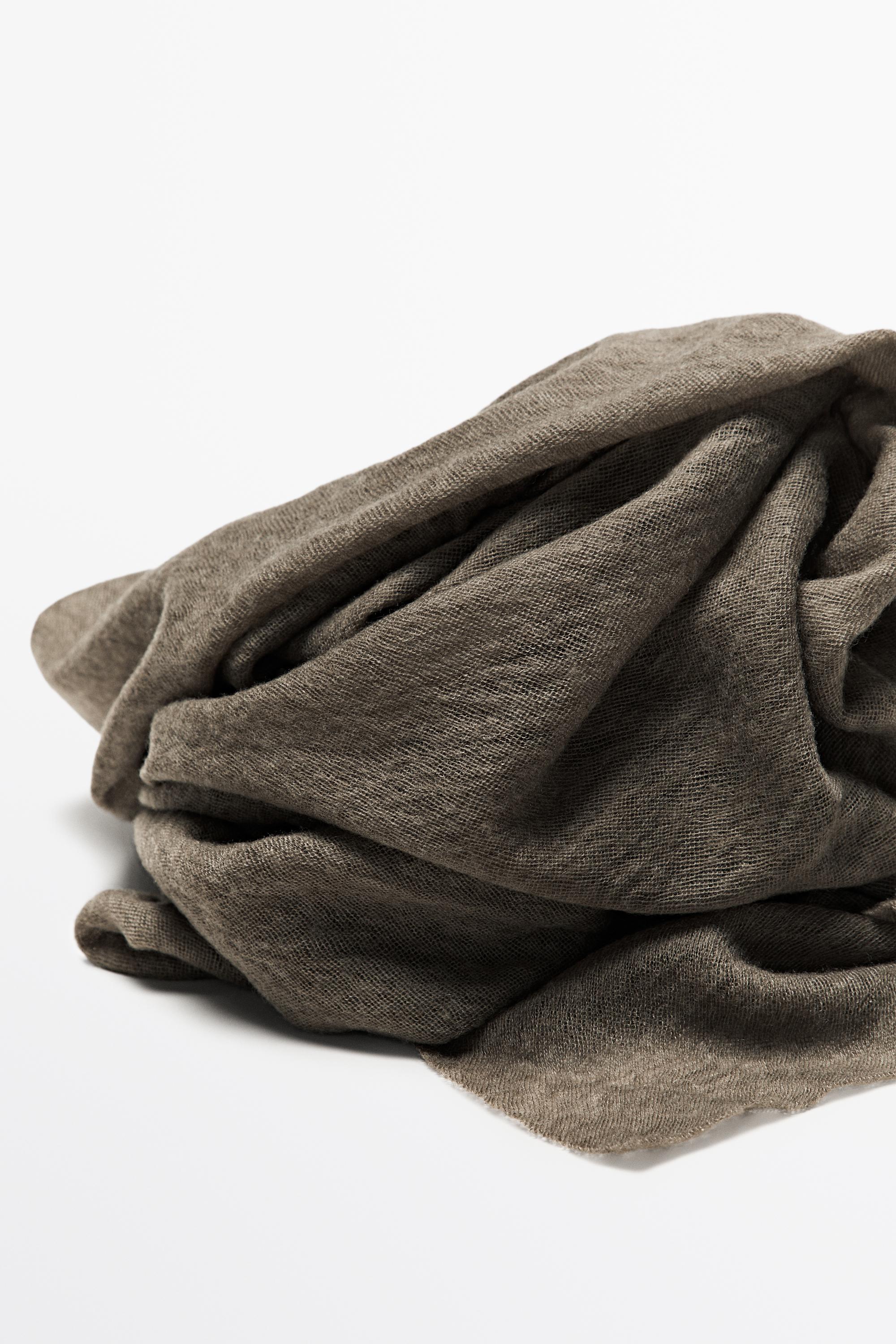 100% Cashmere scarf — MOLE BROWN