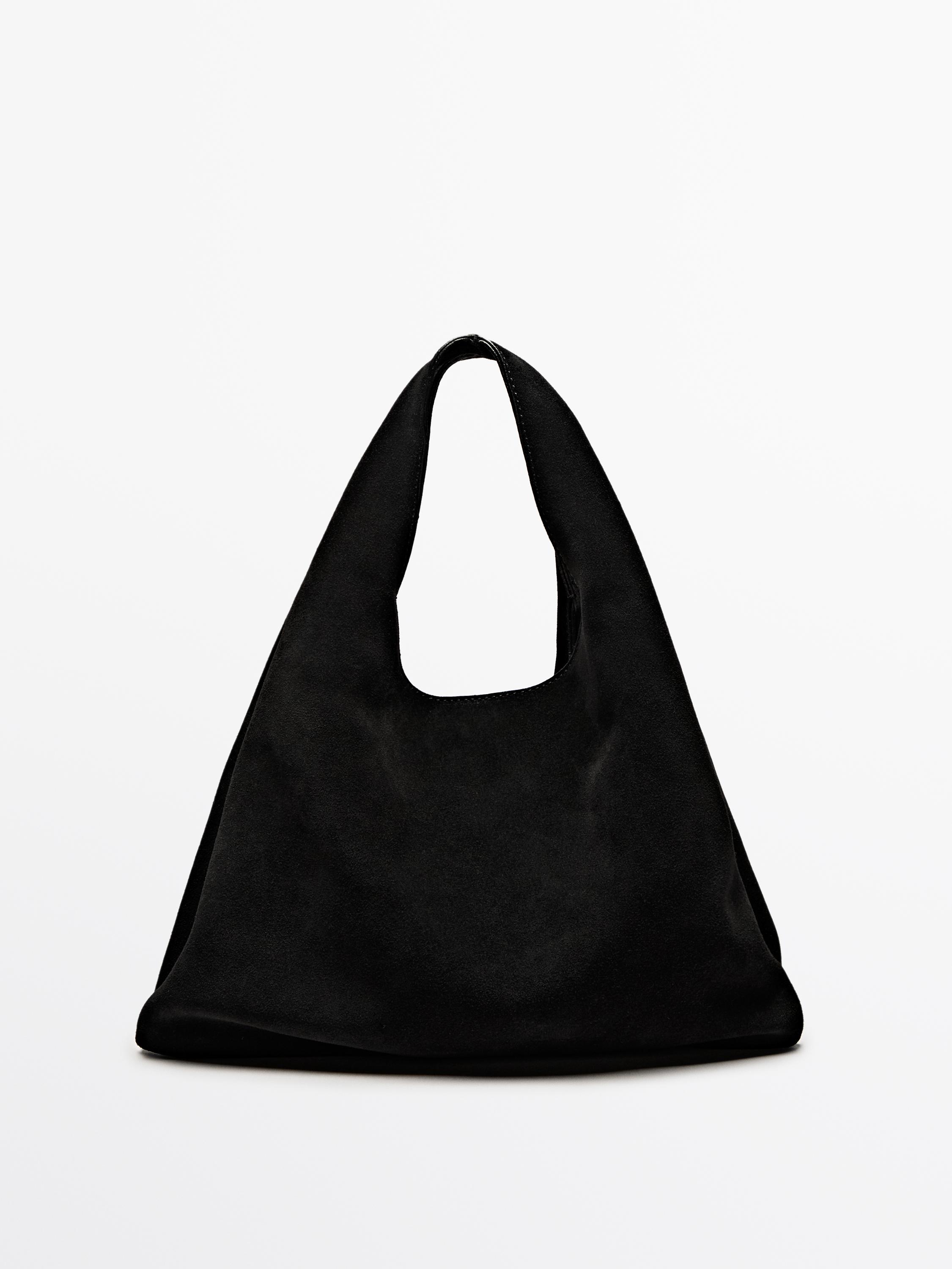 Mini-sac lady en croûte de cuir