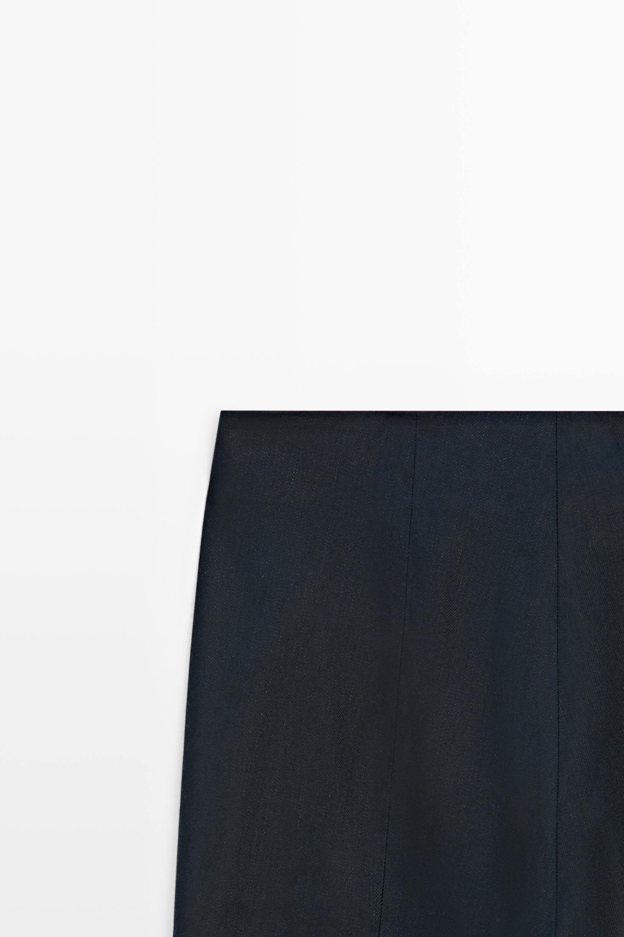 Massimo Dutti Lightweight Linen Blend Pants In Blue