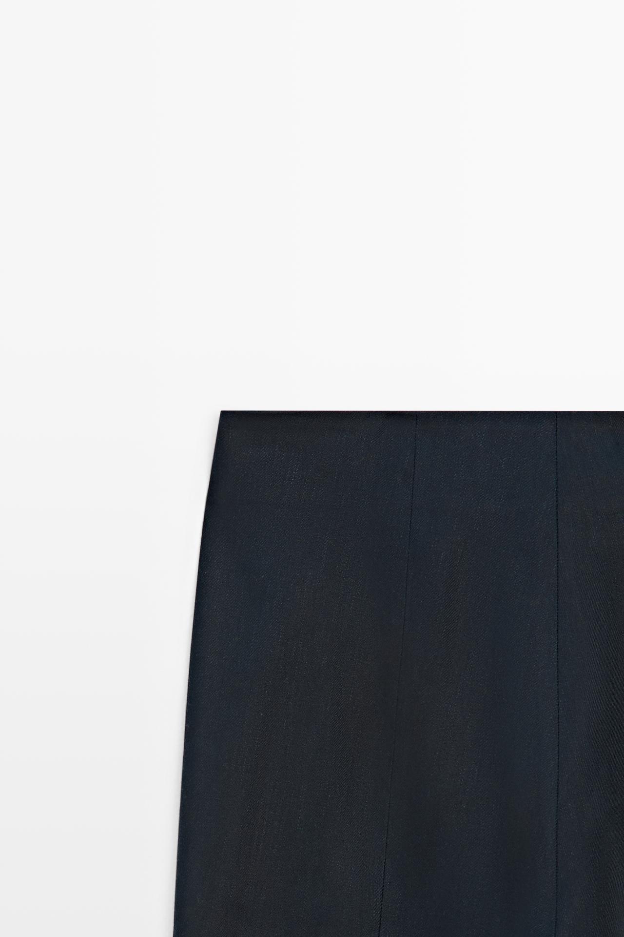 Lightweight linen blend pants — NAVY BLUE