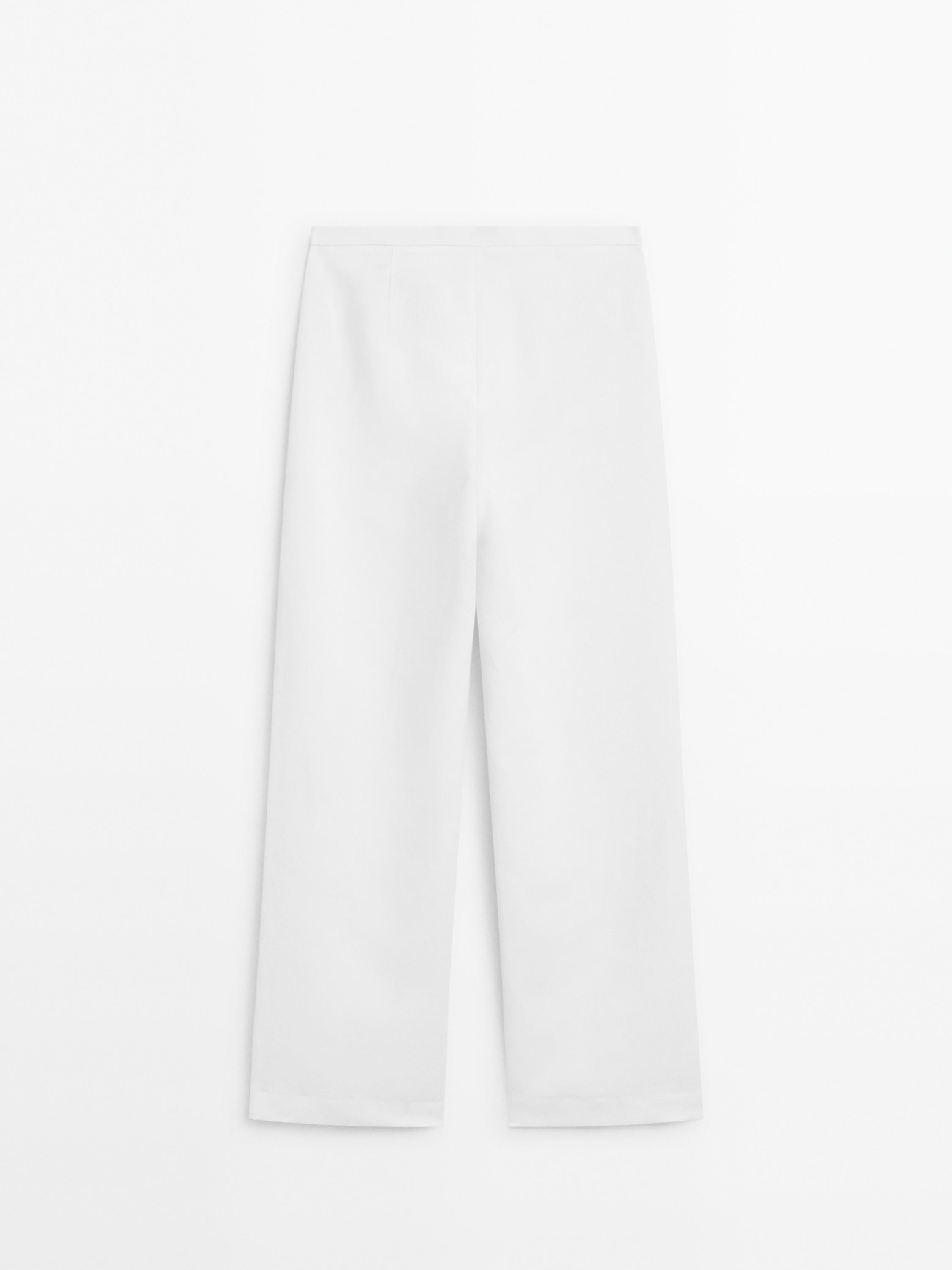 Pantalon droit avec boucle