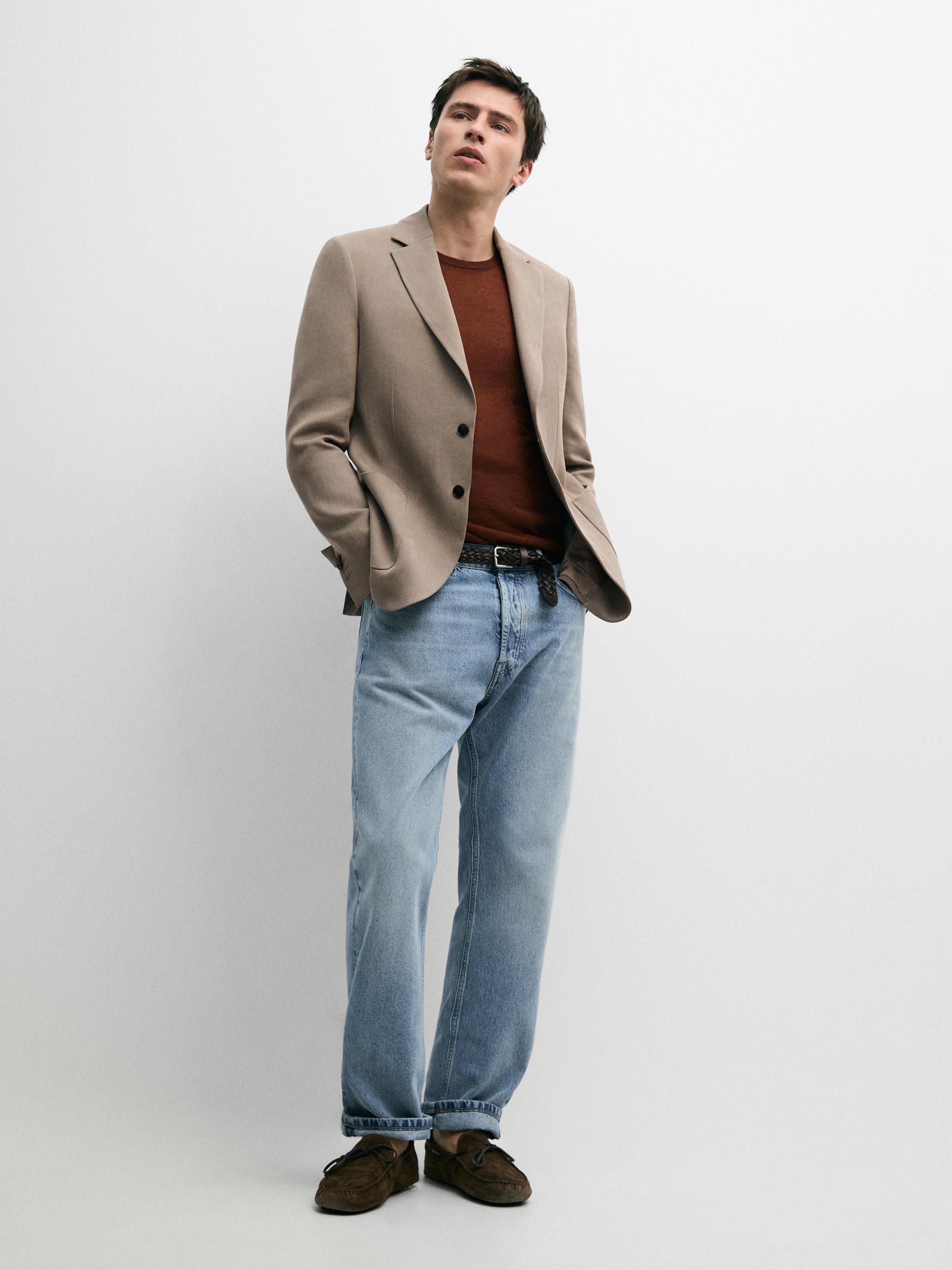 Straight-leg jeans — Light Blue