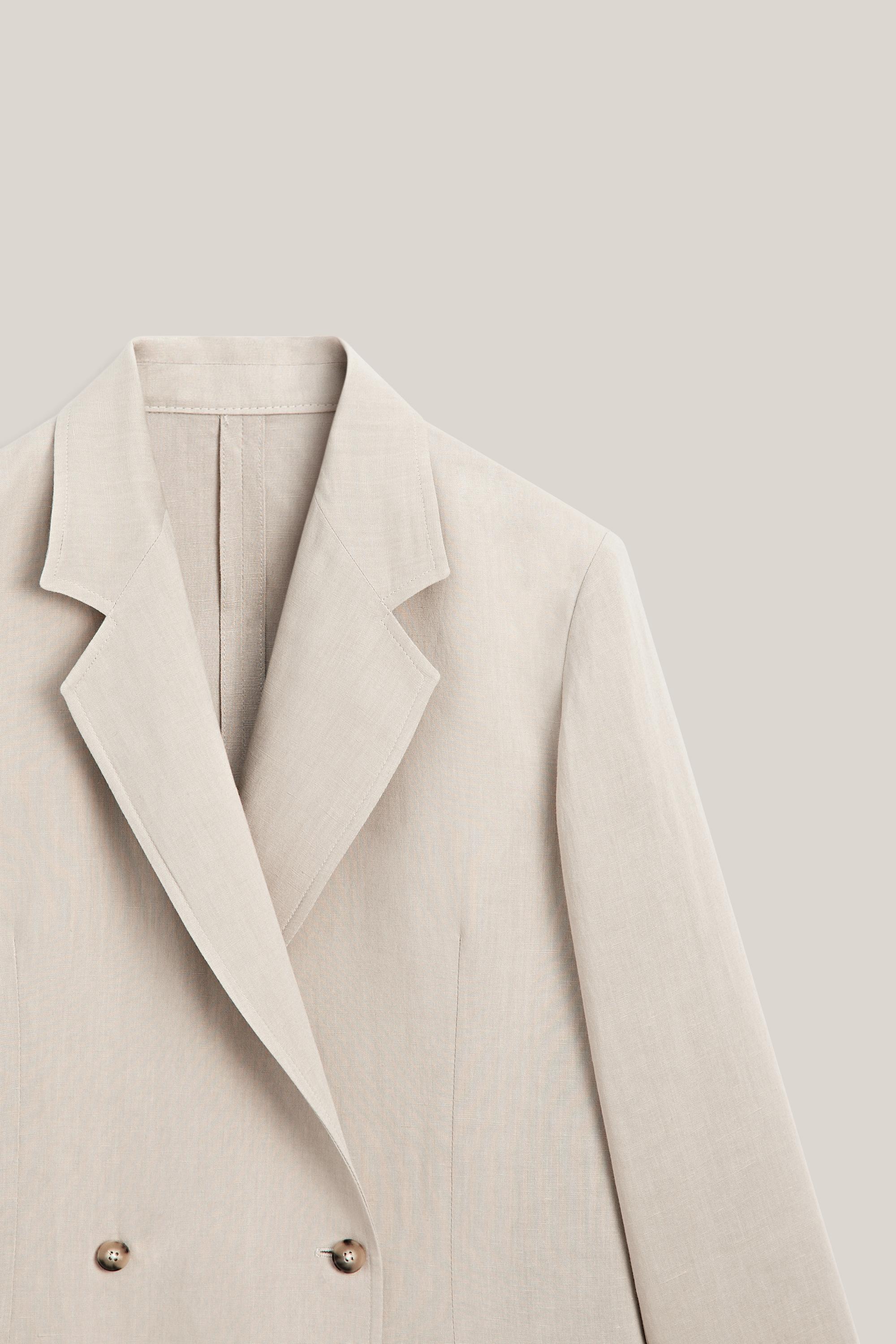 Oversize double-breasted blazer - LIMITED EDITION — SAND