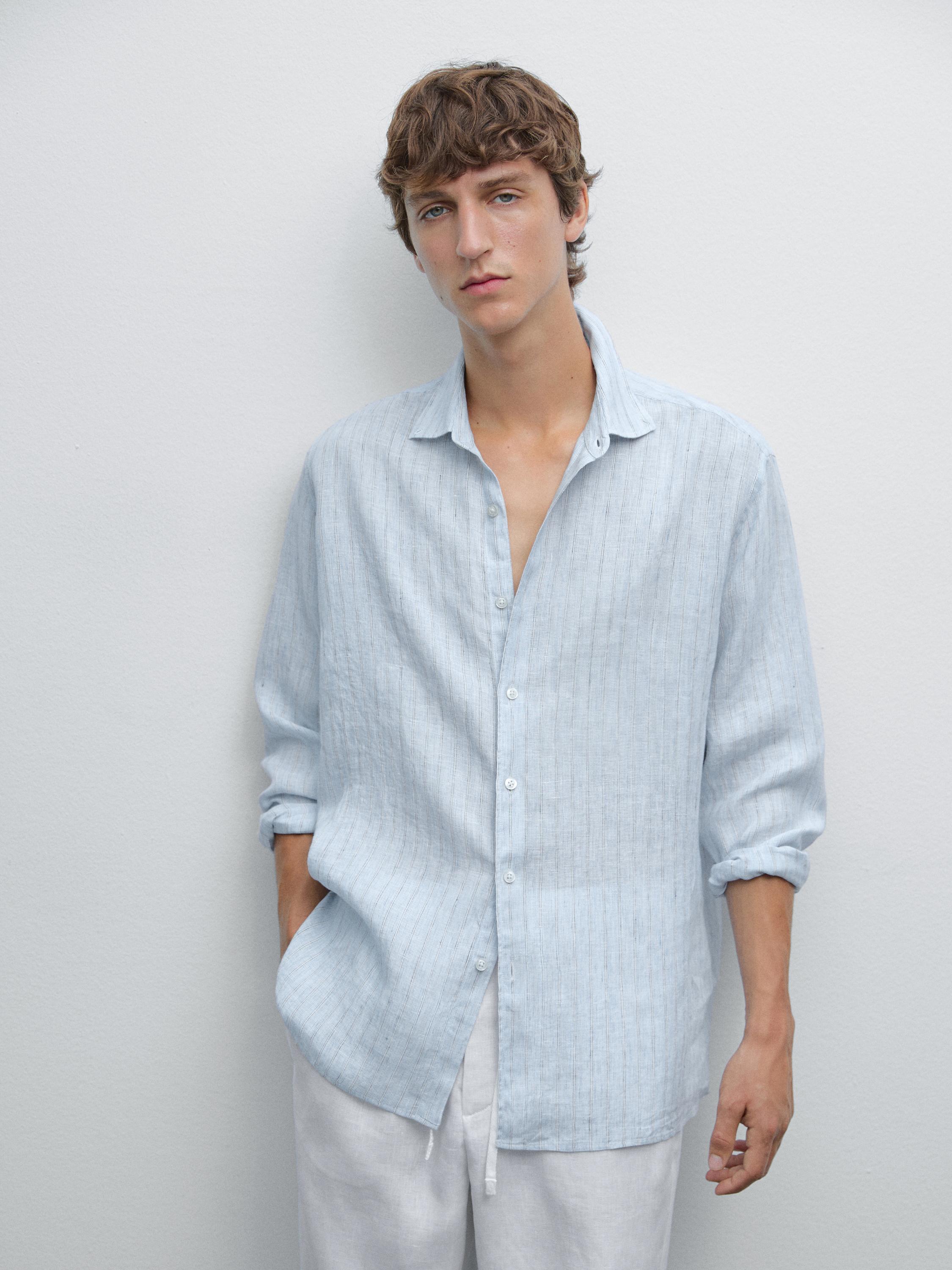 Camisa rayas regular fit