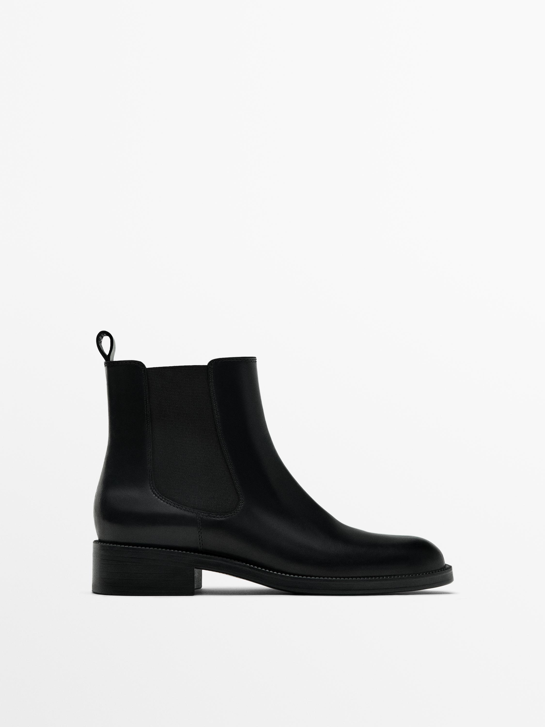 Boots massimo dutti femme on sale