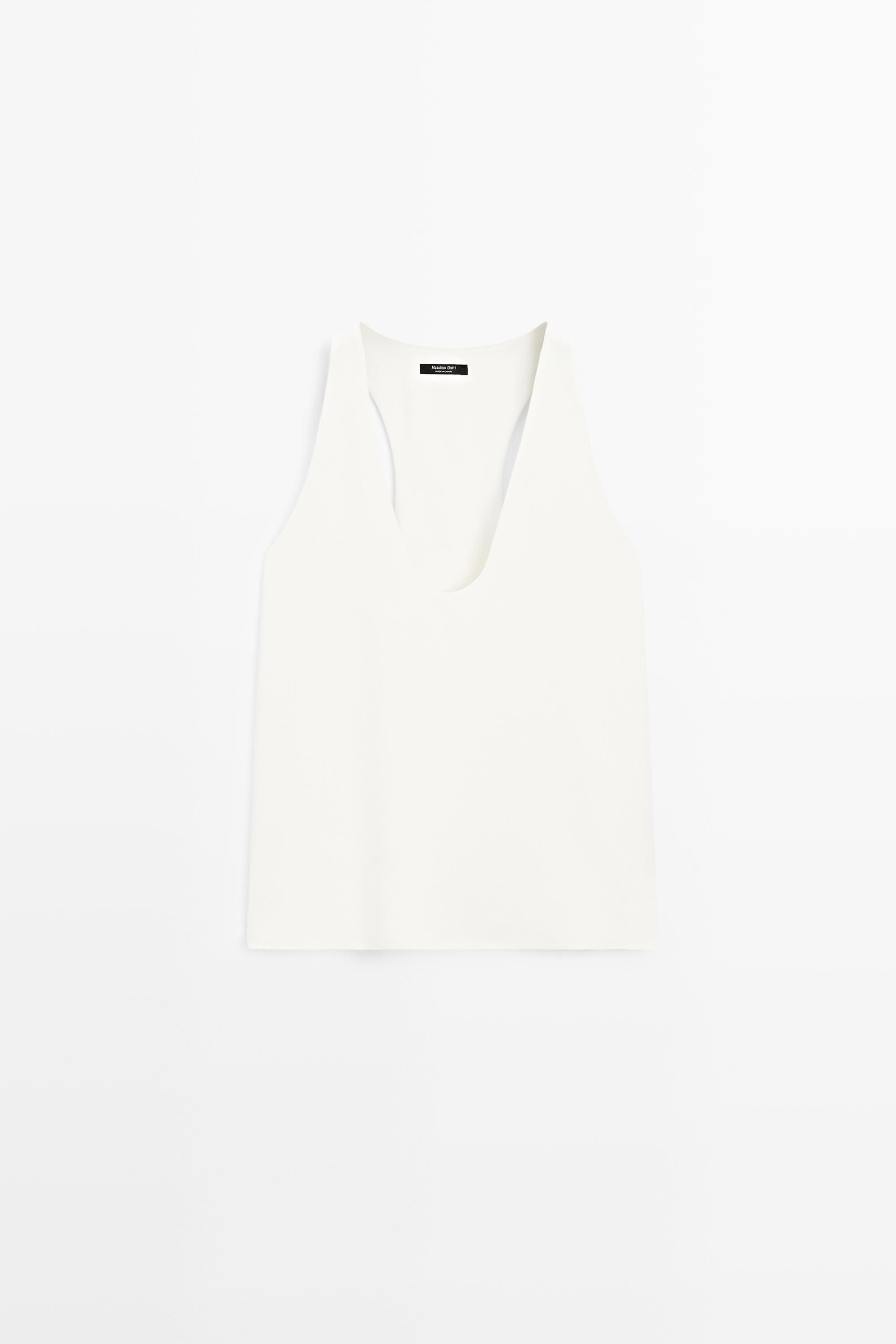 Flowing V-neckline top