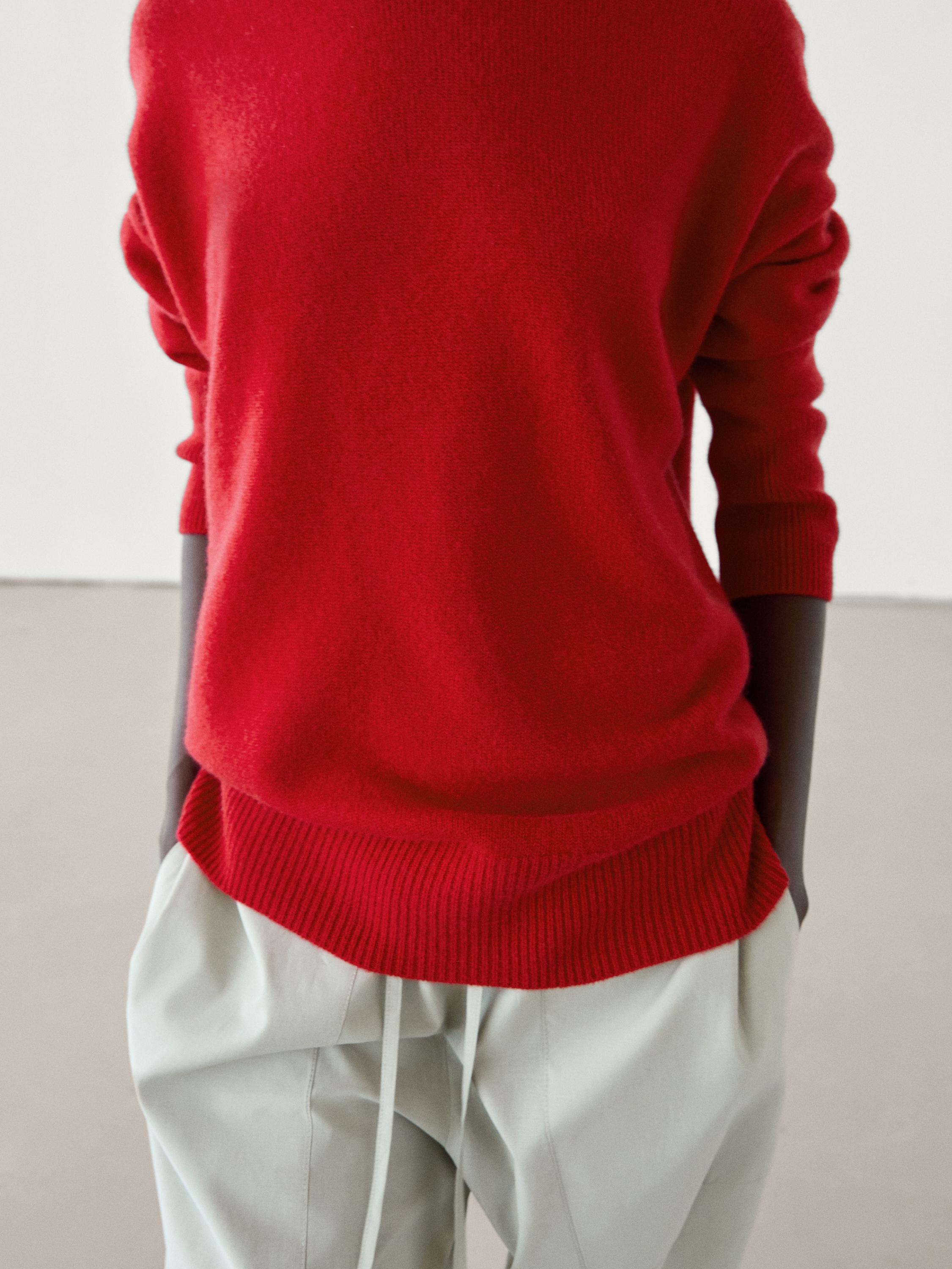 Jersey punto 100% cashmere oversize