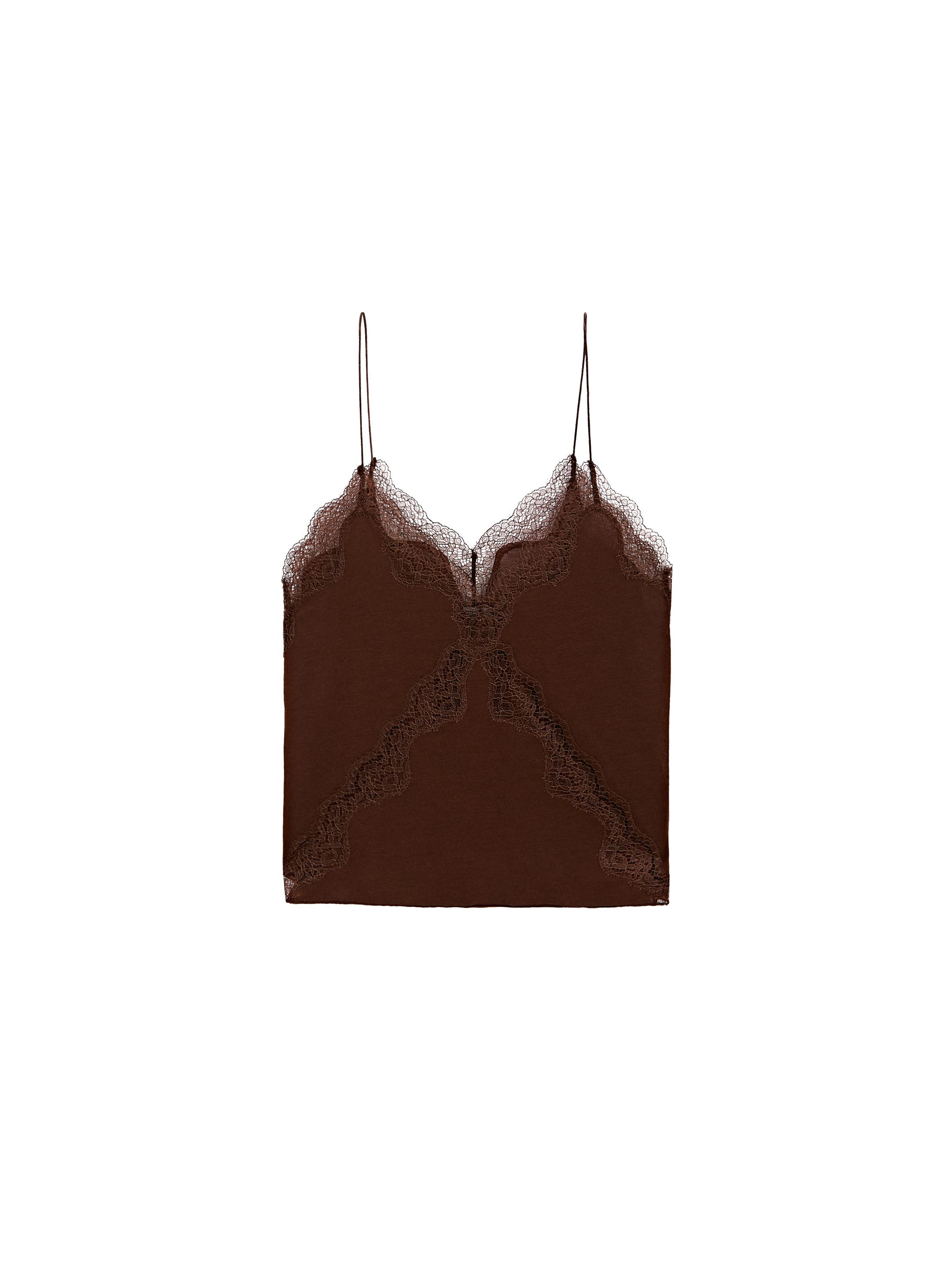 トップス the red thread circle camisole lace THEREDTHREAD / ザレッドスレッド】S circle camisole lace