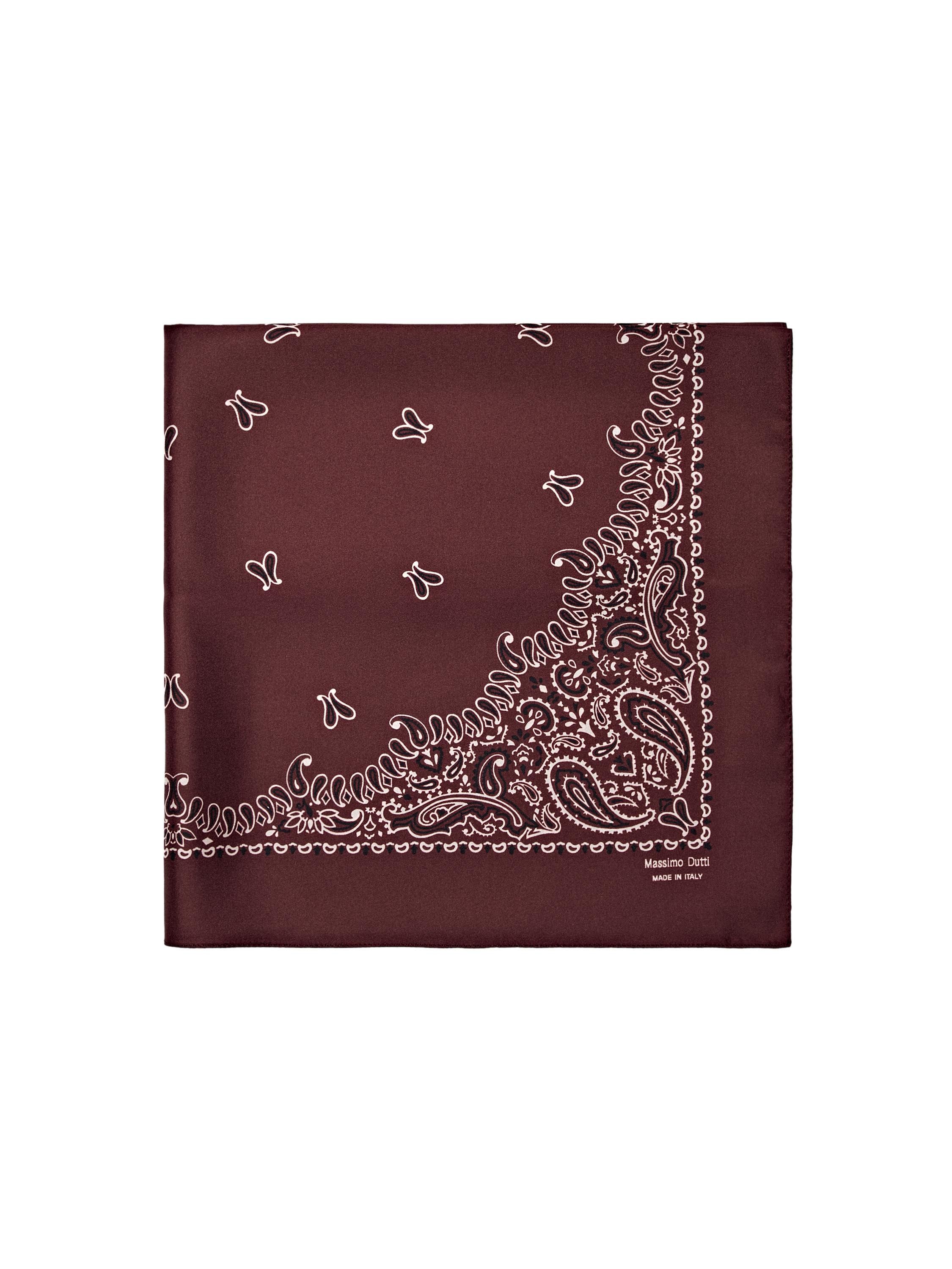 ★ Massimo Dutti★ Paisley pattern 100 silk bandana 0631872 06355725250-o1.jpg?ts=