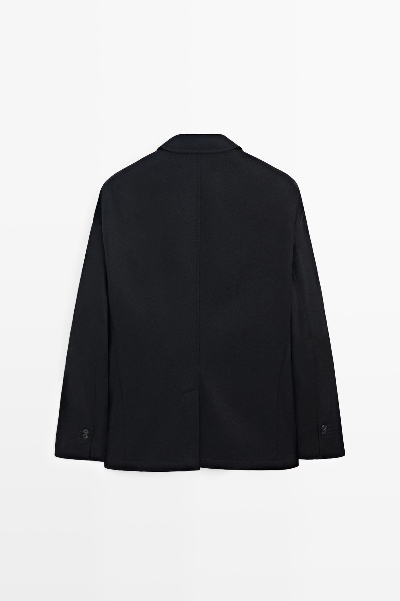 100% wool suit blazer — NAVY BLUE