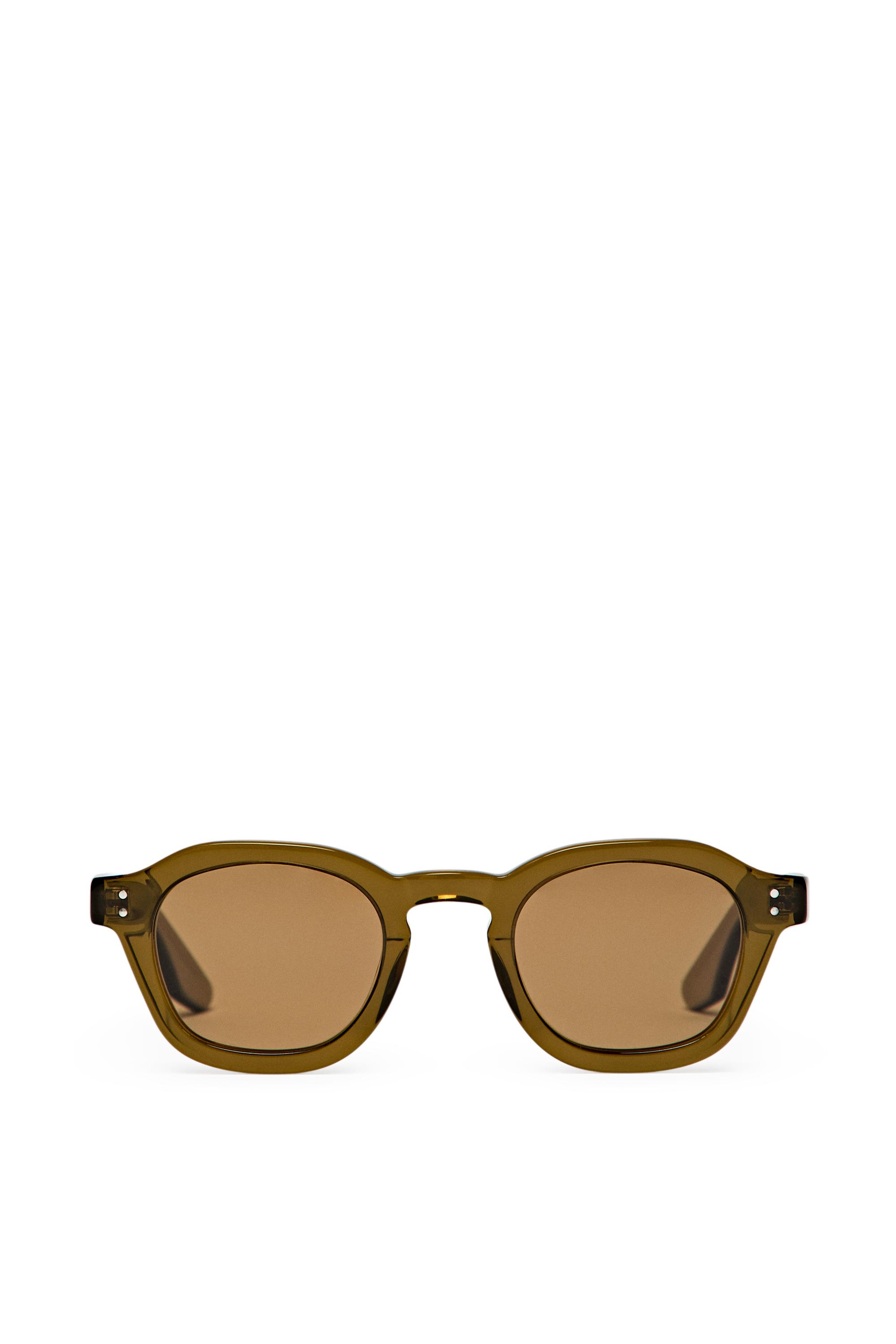 Round sunglasses — ORANGE