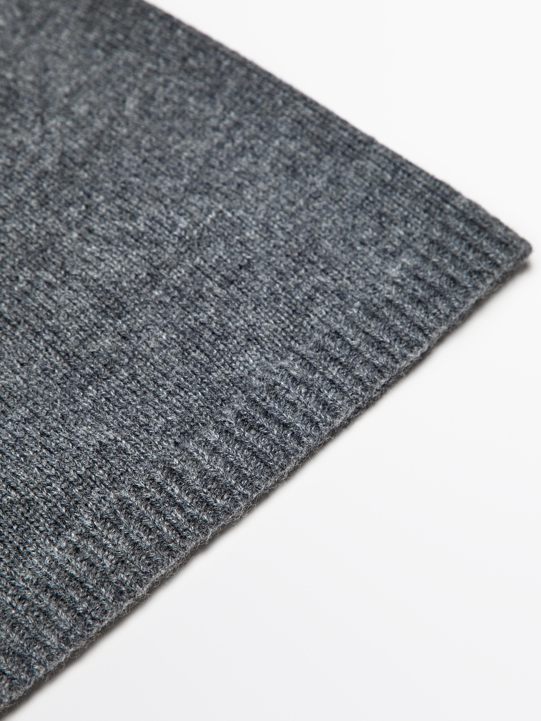 Fine knit beanie