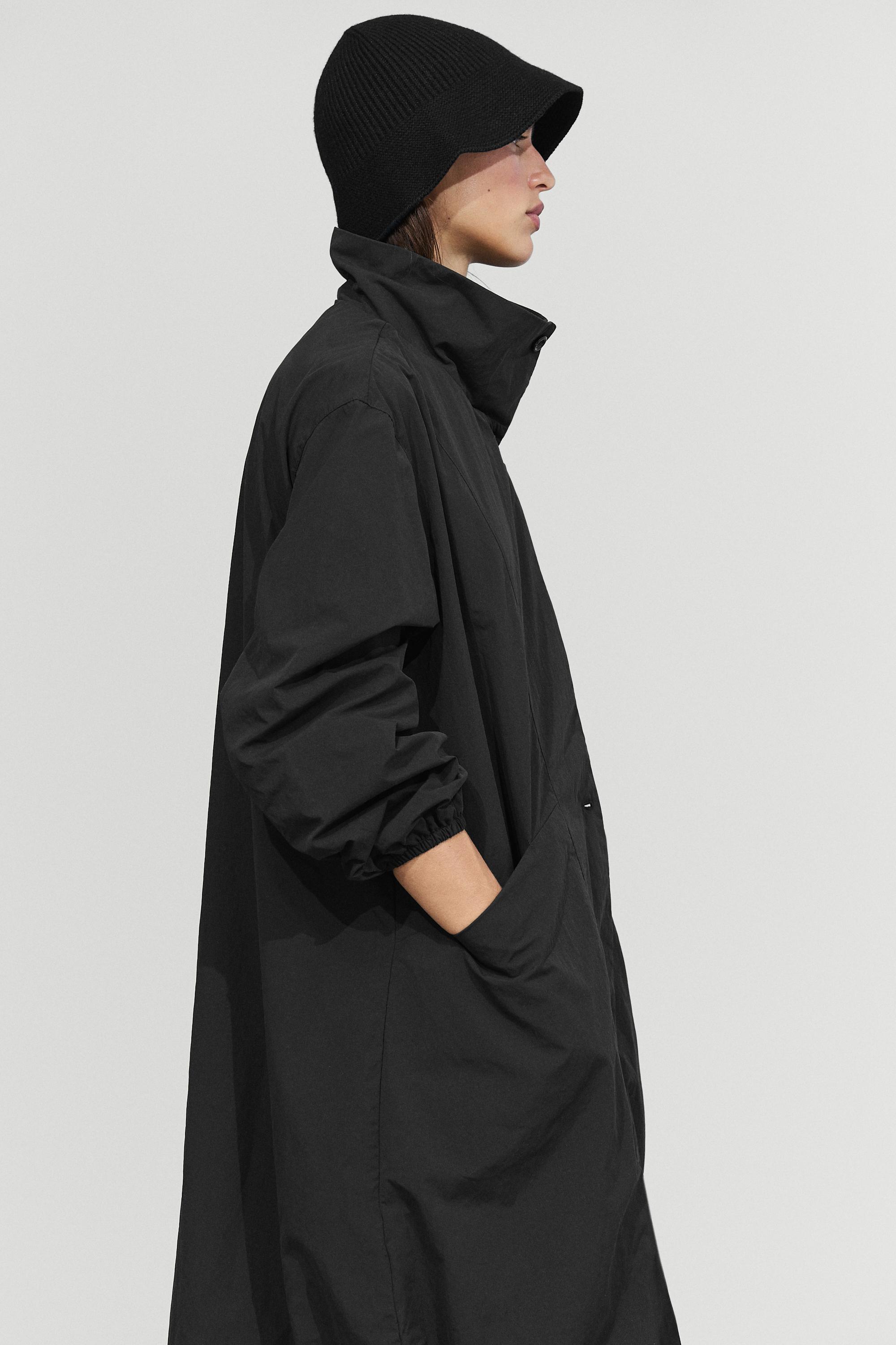 Wool blend bucket hat — BLACK