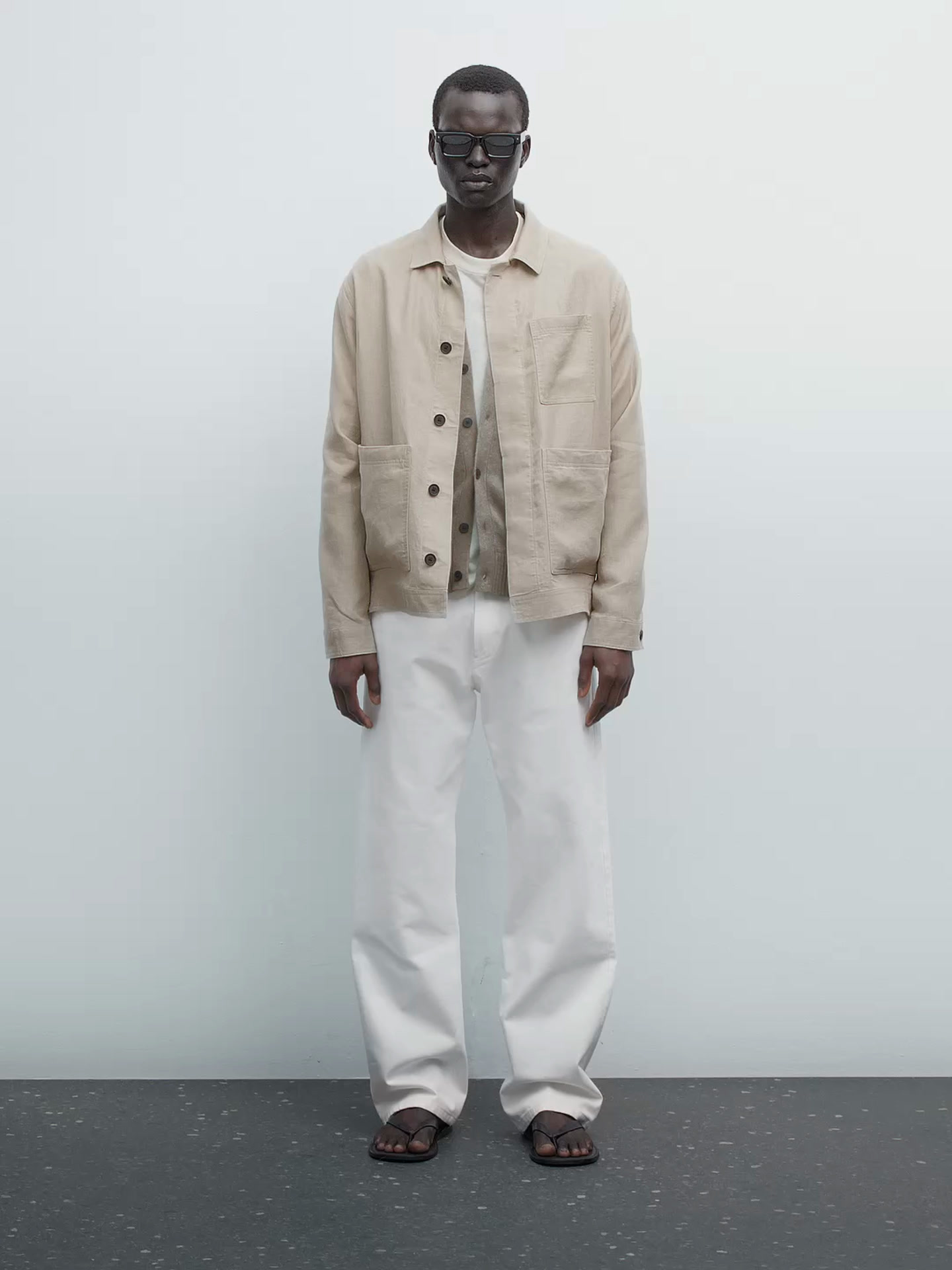 100% linen lightweight jacket