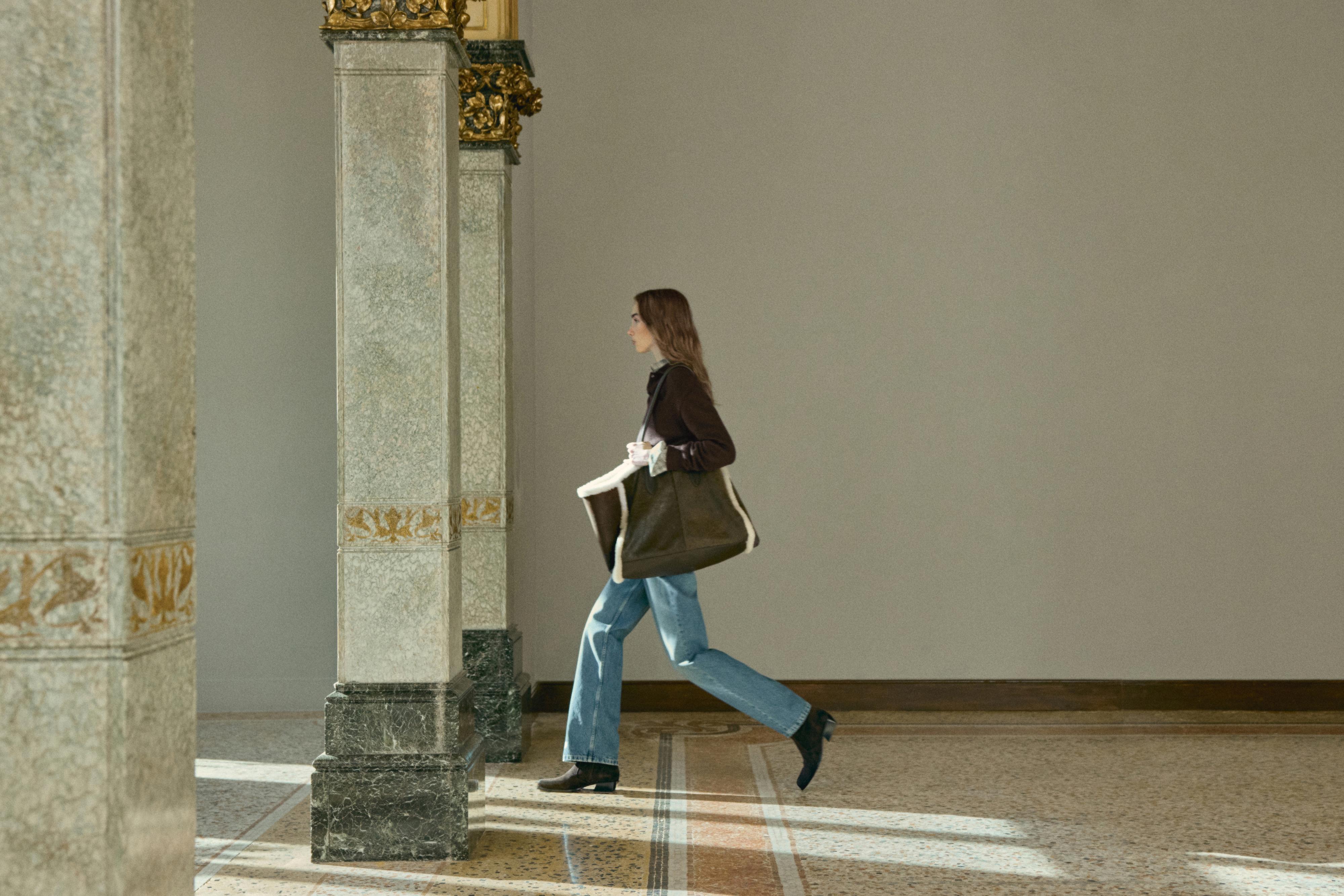 Double-faced MD ICON bag — BROWN