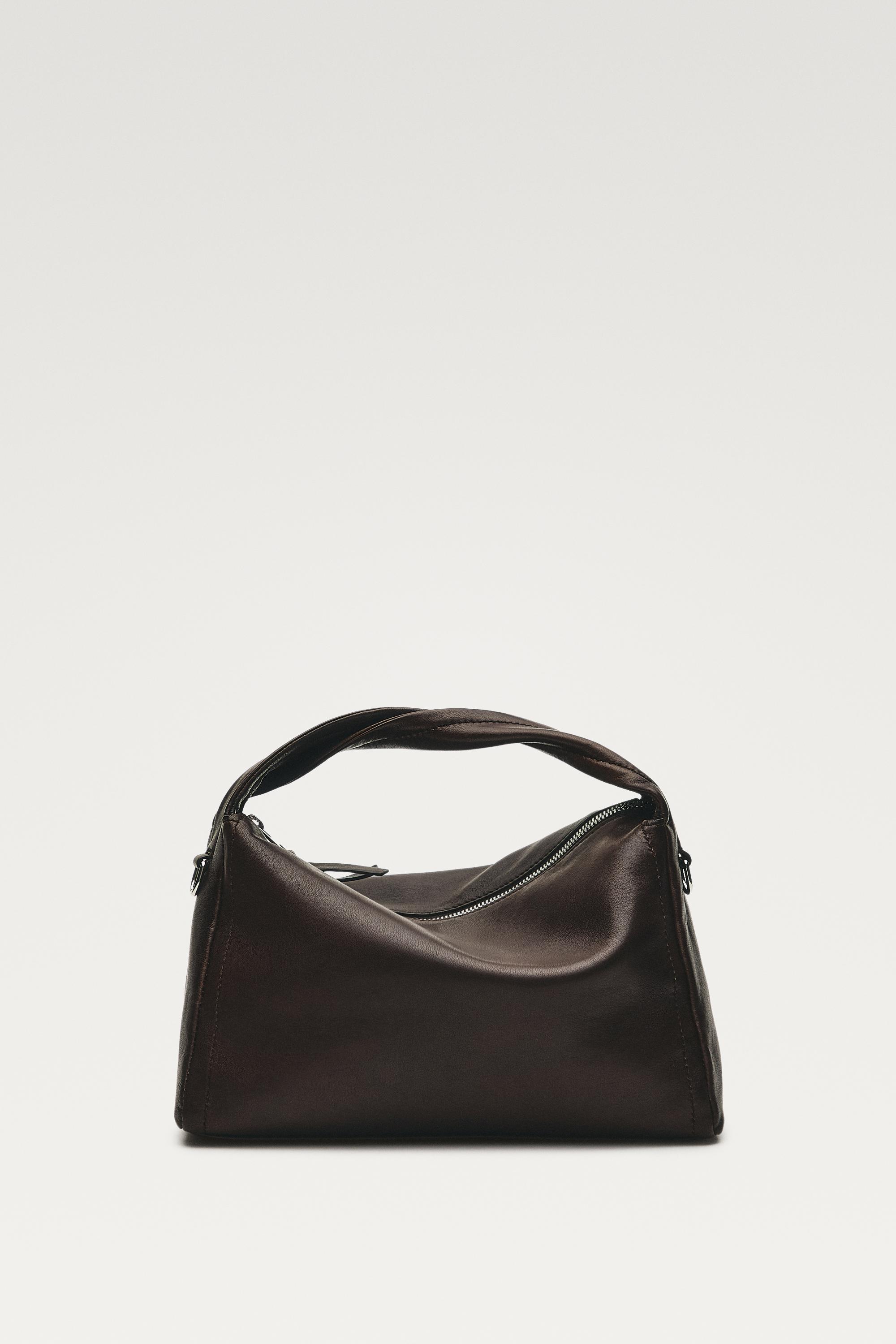 Nappa leather crossbody bag — LEATHER