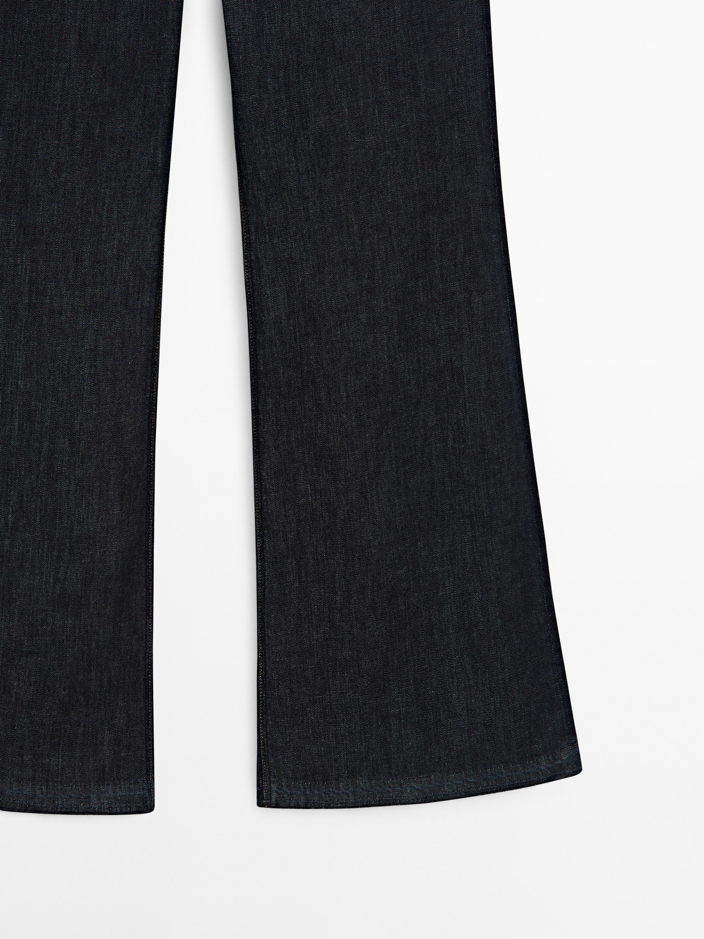 ★ Massimo Dutti★ Flare high waist jeans 05048748251 Flared high-waist jeans · Blue · Dressy | Massimo Dutti