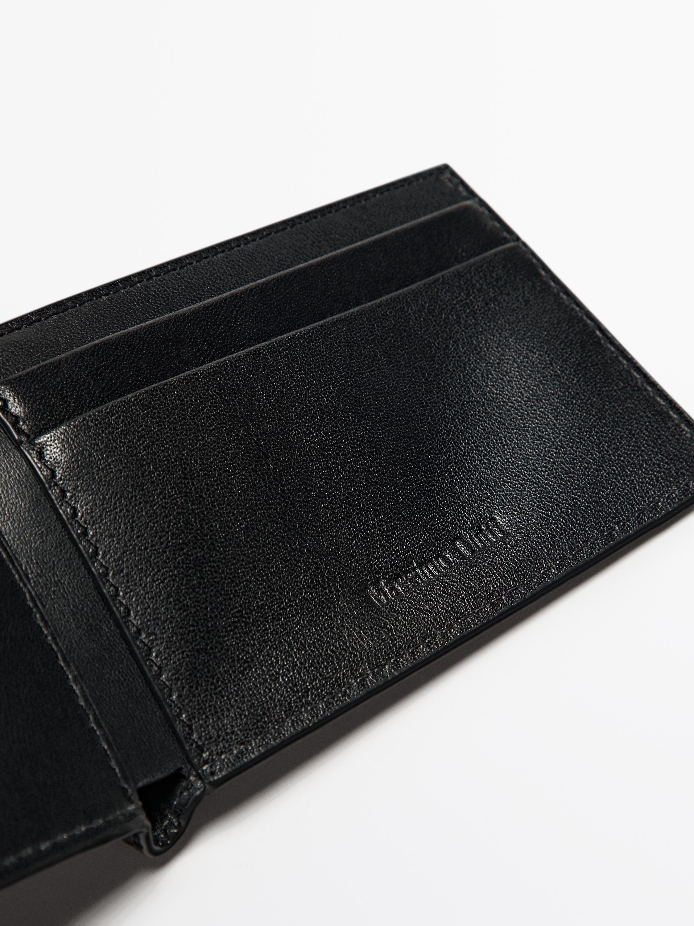 Nappa leather landscape wallet