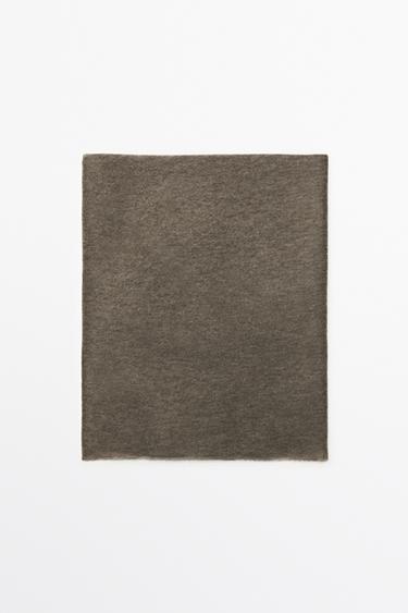 100% Cashmere scarf — MOLE BROWN 1