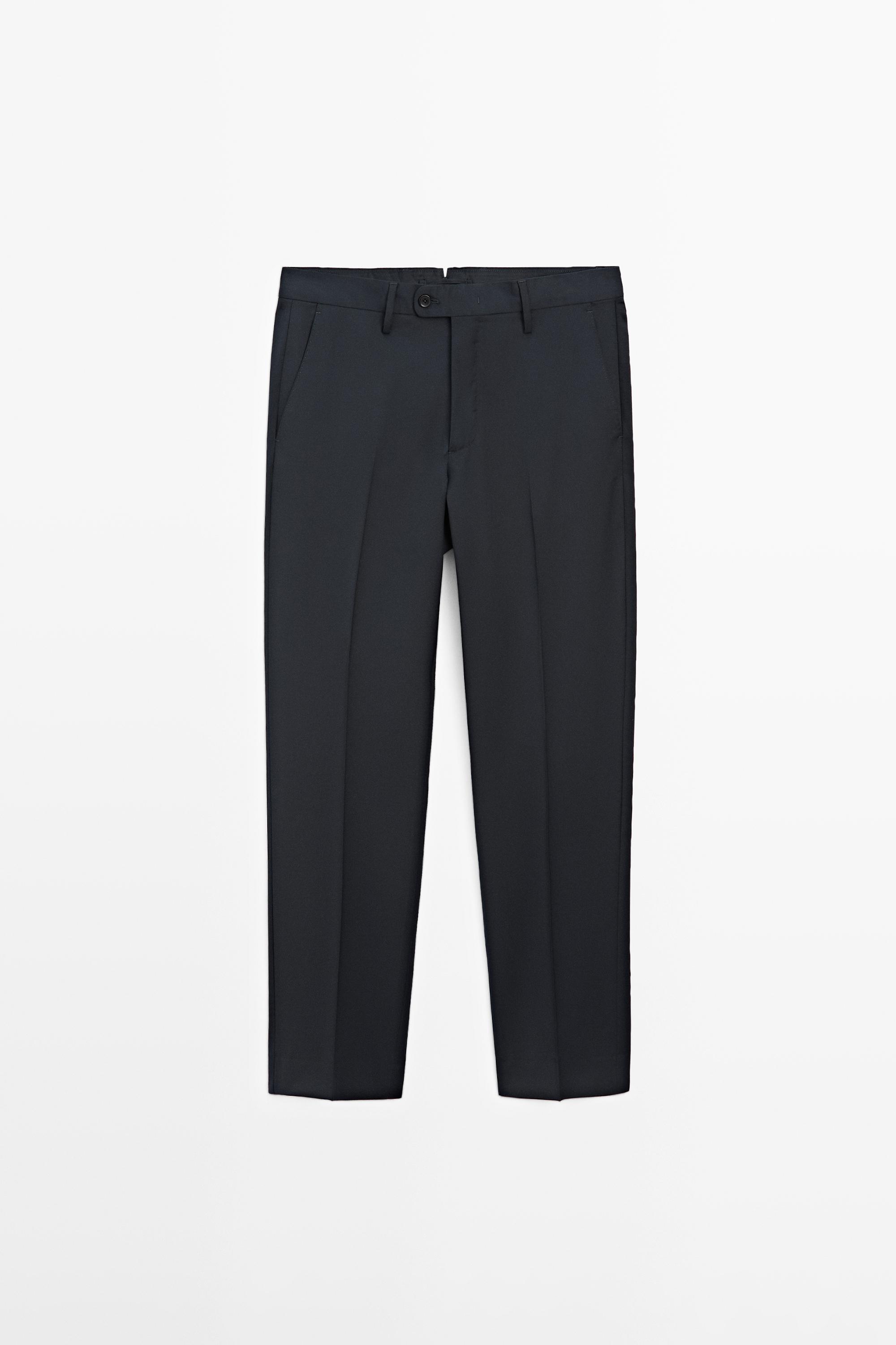 Pantaloni de costum din cool wool