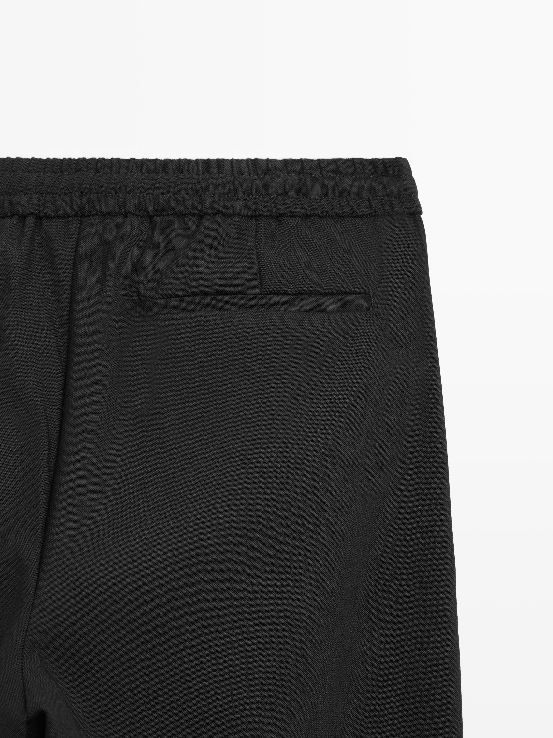 Pantalón jogger fit 100 % algodón