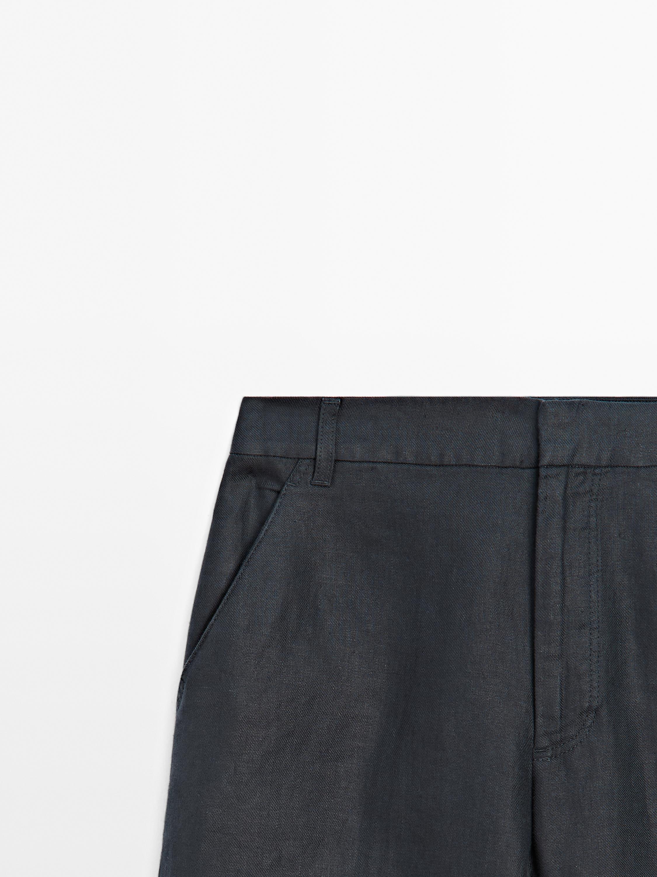 Pantalon fluide 100 % lin