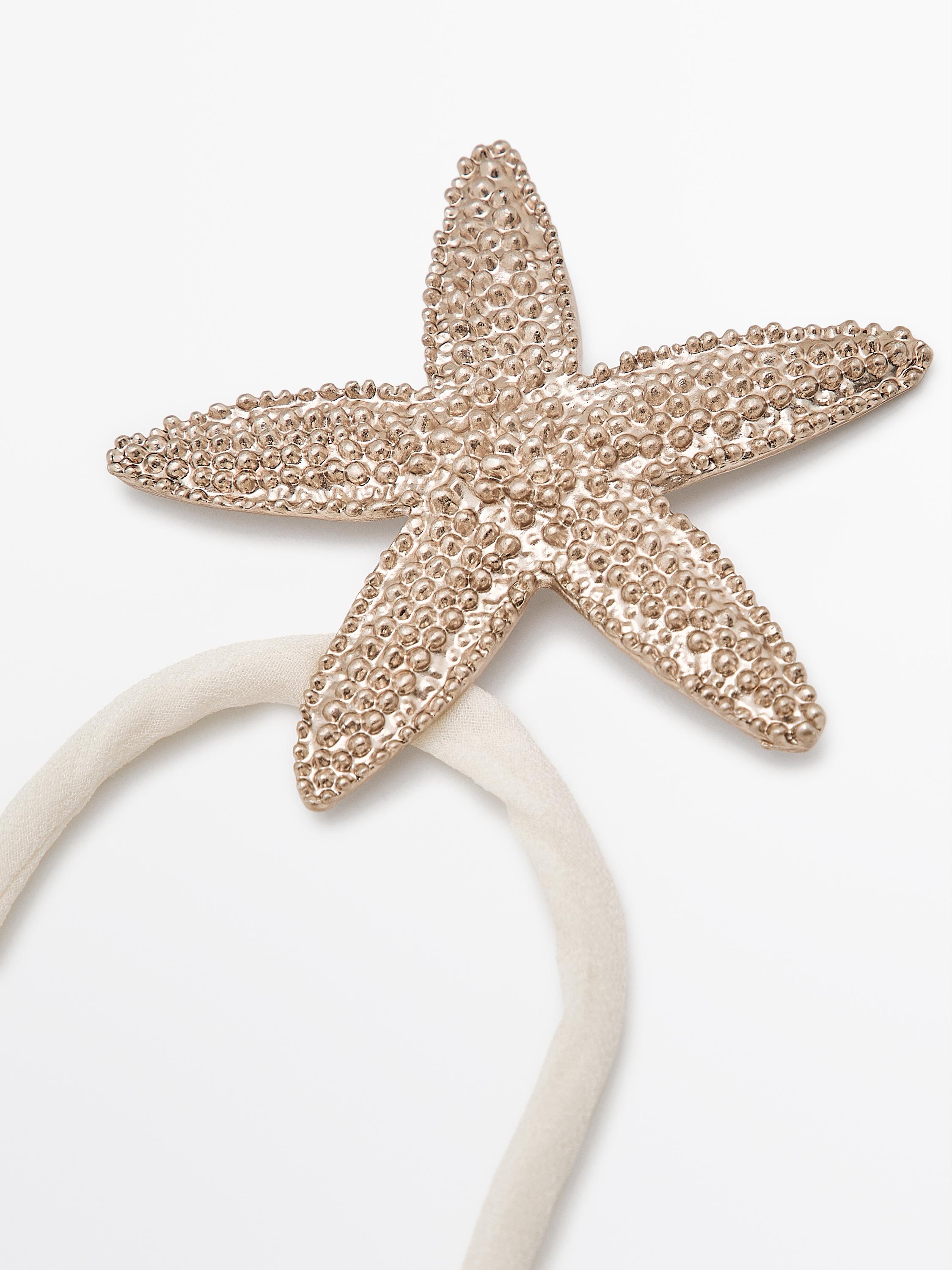 Silk star cord necklace