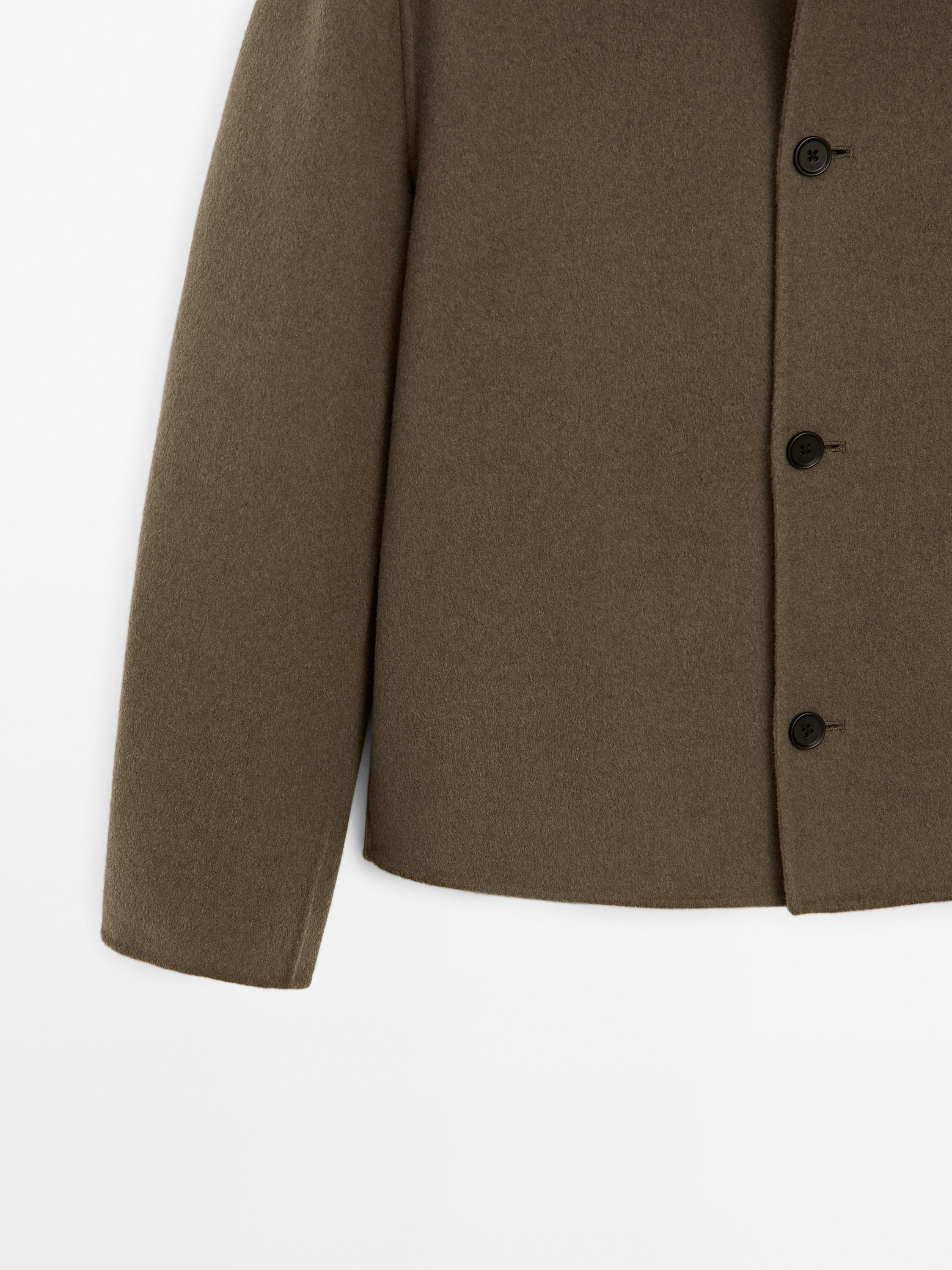 Wool blend jacket