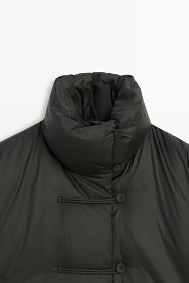 Down jacket with toggle detail — ANTHRACITE GREY 9